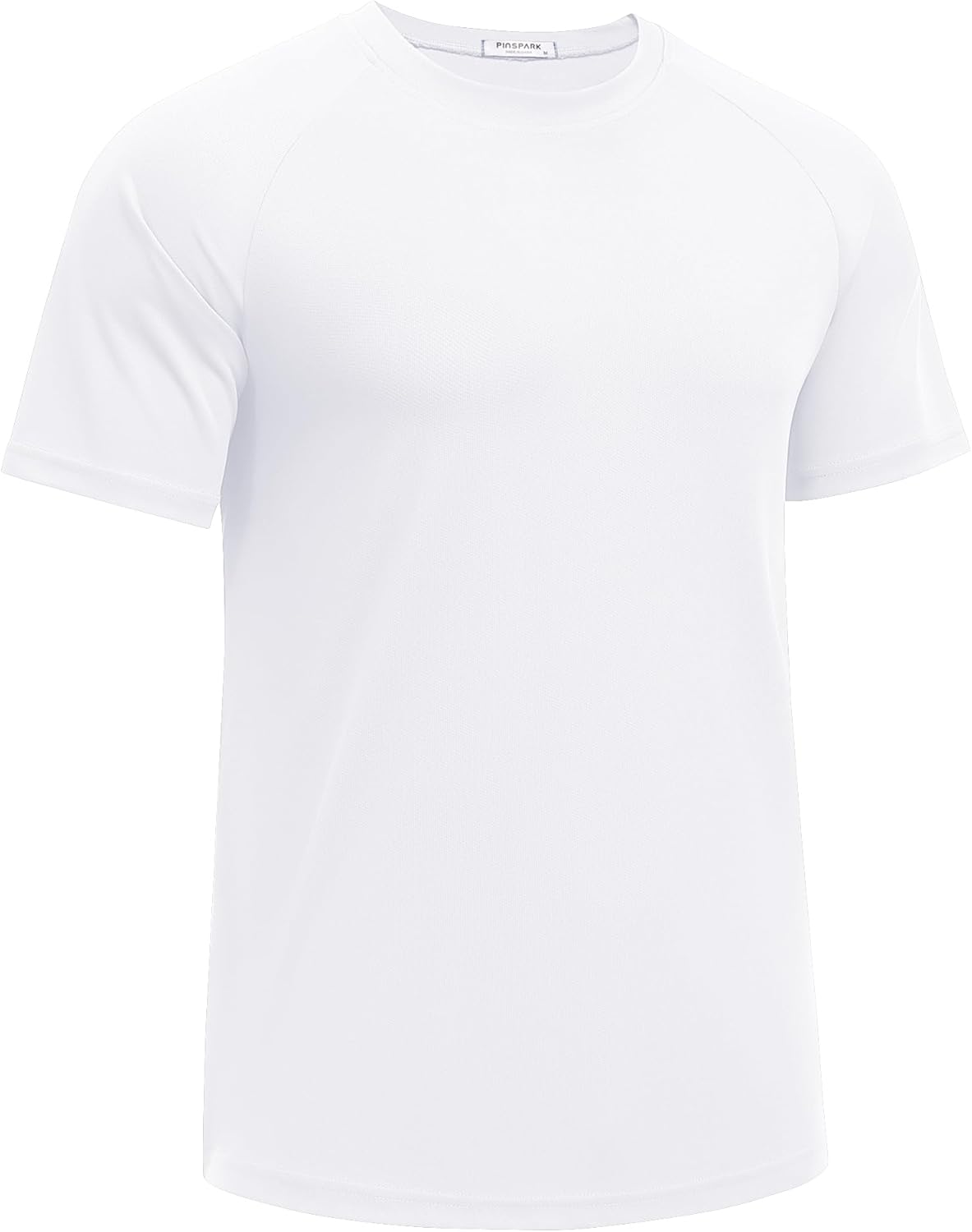 Alternative view of PINSPARK 1/5 Pack Workout Shirts for Men Short Sleeve Moisture Wicking Athletic Gym Tshirts Multipack Casual Plain Tees