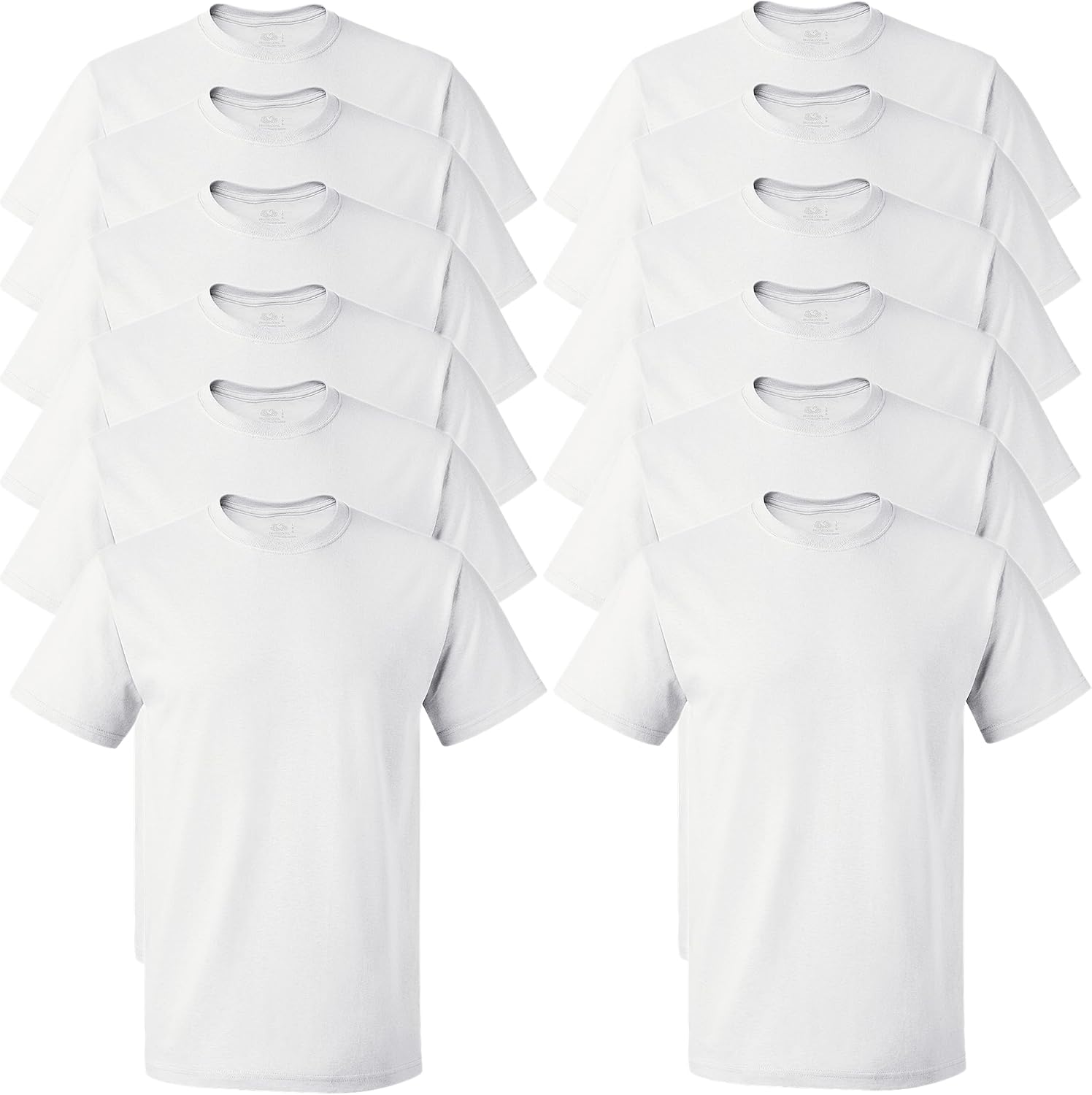 Alternative view of Fruit of the Loom Men's Stay Tucked Crew