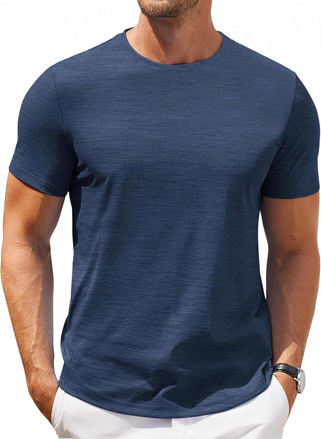 COOFANDY Men's T Shirt Short Sleeve Classic Crew Neck T-Shirt Casual Summer Basic Tee Shirts
