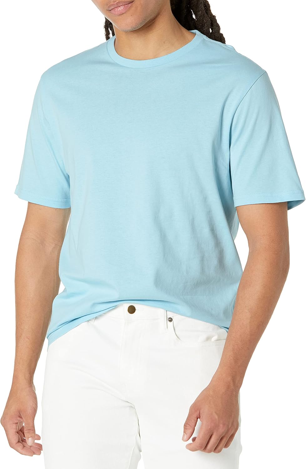 Amazon Essentials Mens Cotton Regular-Fit Short-Sleeve Crewneck