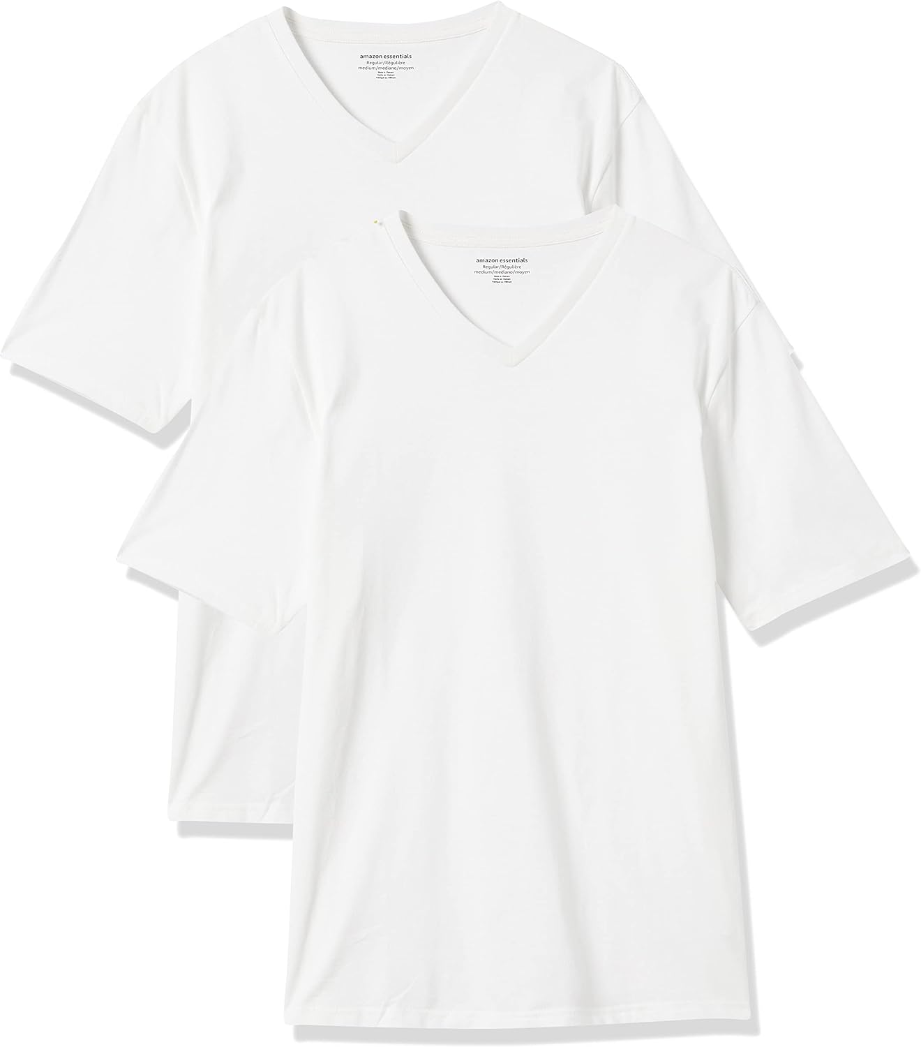 Amazon Essentials Men's Short-Sleeve V-Neck T-Shirts, Pack of 2 - Image 8