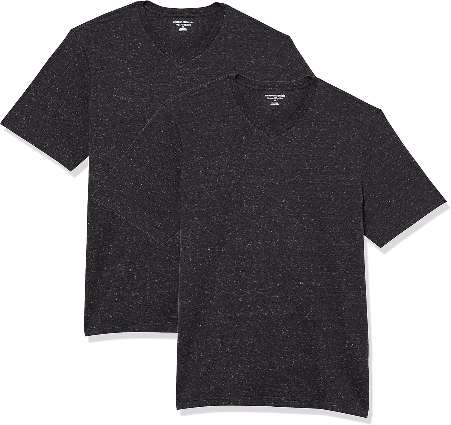 Amazon Essentials Men's Short-Sleeve V-Neck T-Shirts, Pack of 2 - Image 5