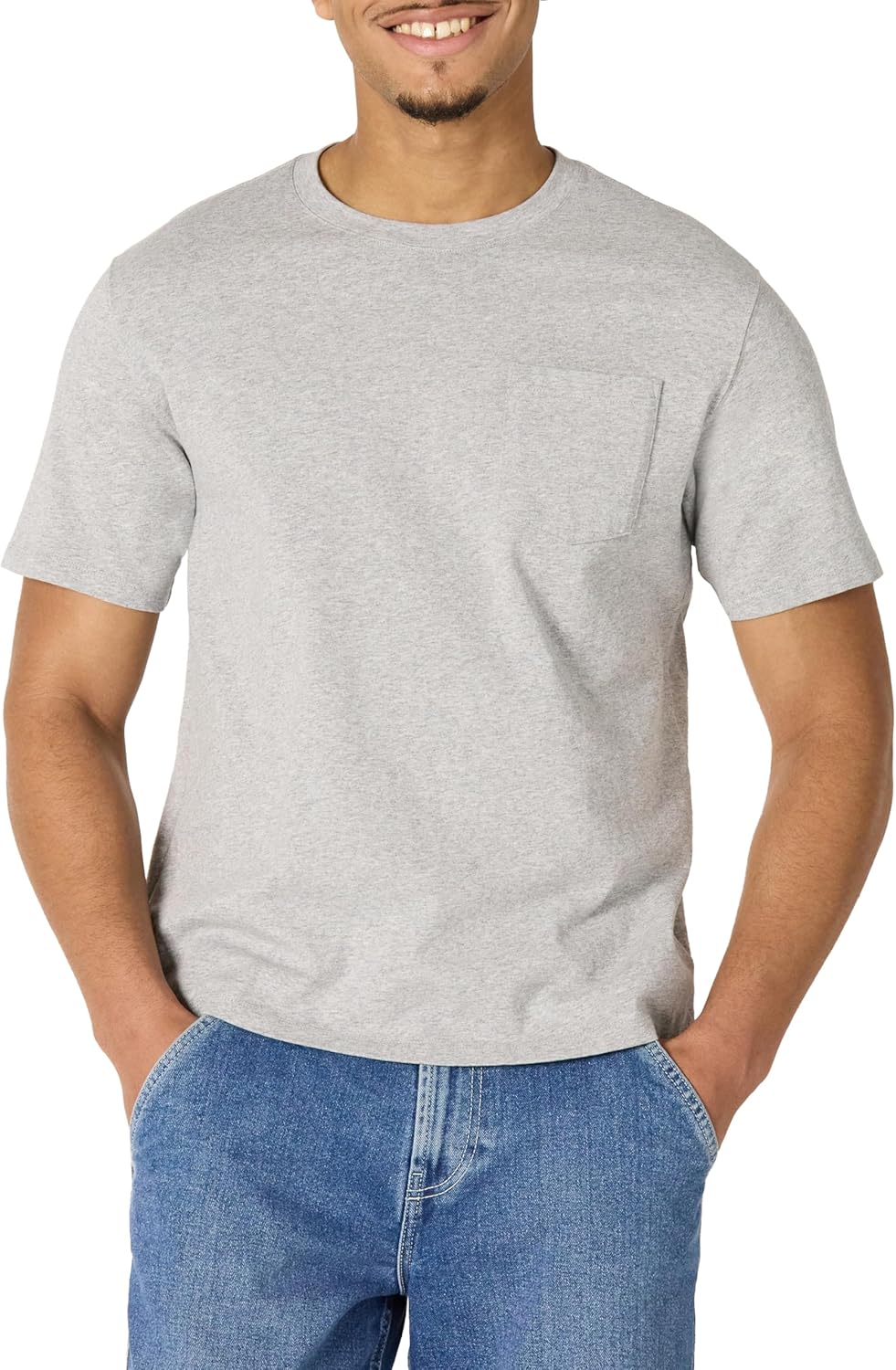 Alternative view of Amazon Essentials Mens Relaxed-Fit Heavyweight Cotton Pocket