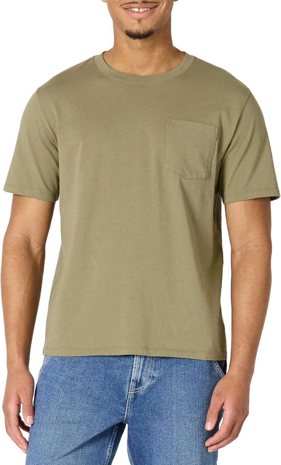 Amazon Essentials Mens Relaxed-Fit Heavyweight Cotton Pocket - Image 4
