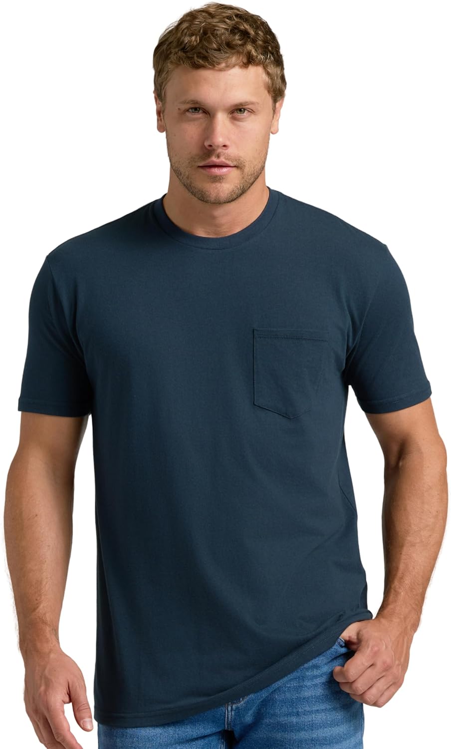 True Classic Mens T-Shirts u2013 Pocket T Shirts for Men, Mens Pocket Tee Shirts Multipack, Cotton Crew Neck Work T Shirt for Men
