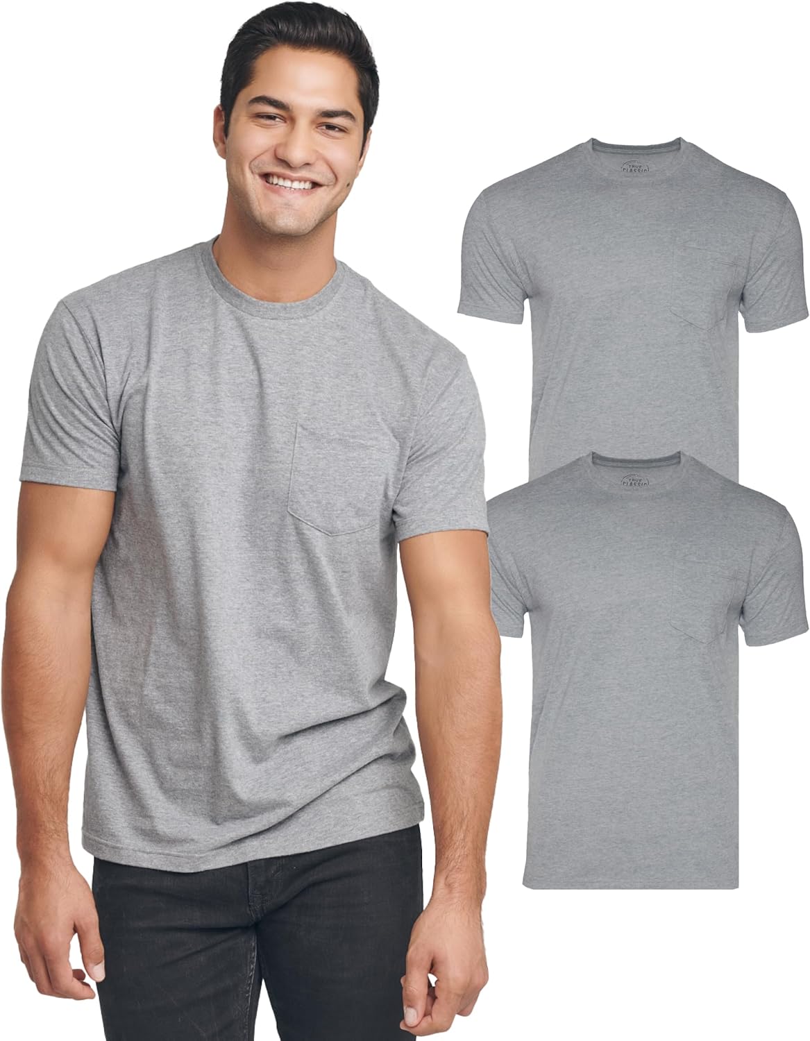 Alternative view of True Classic Mens T-Shirts u2013 Pocket T Shirts for Men, Mens Pocket Tee Shirts Multipack, Cotton Crew Neck Work T Shirt for Men