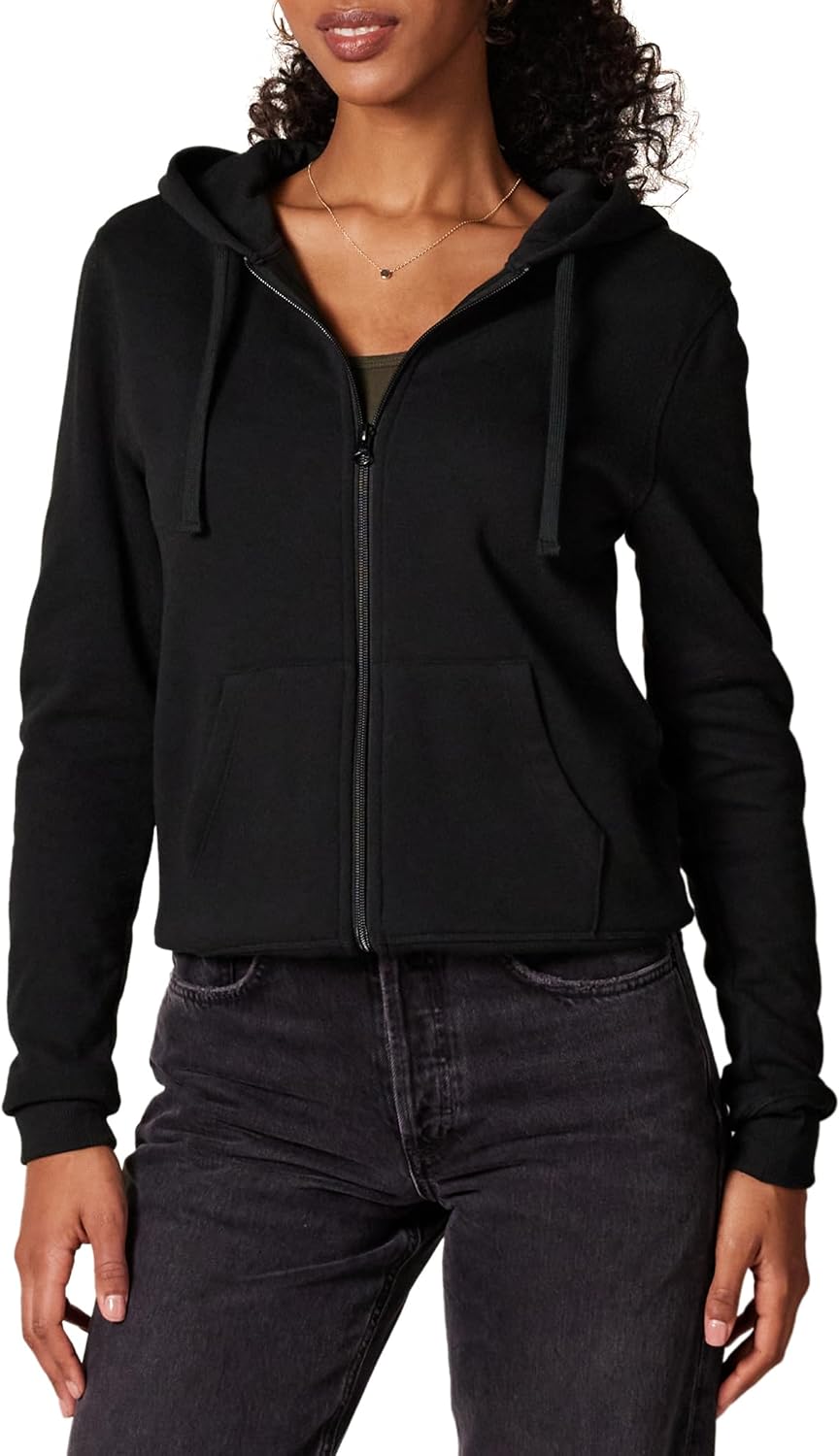 Amazon Essentials womens Fleece Full-Zip Hoodie (Available in Plus Size) - Image 4