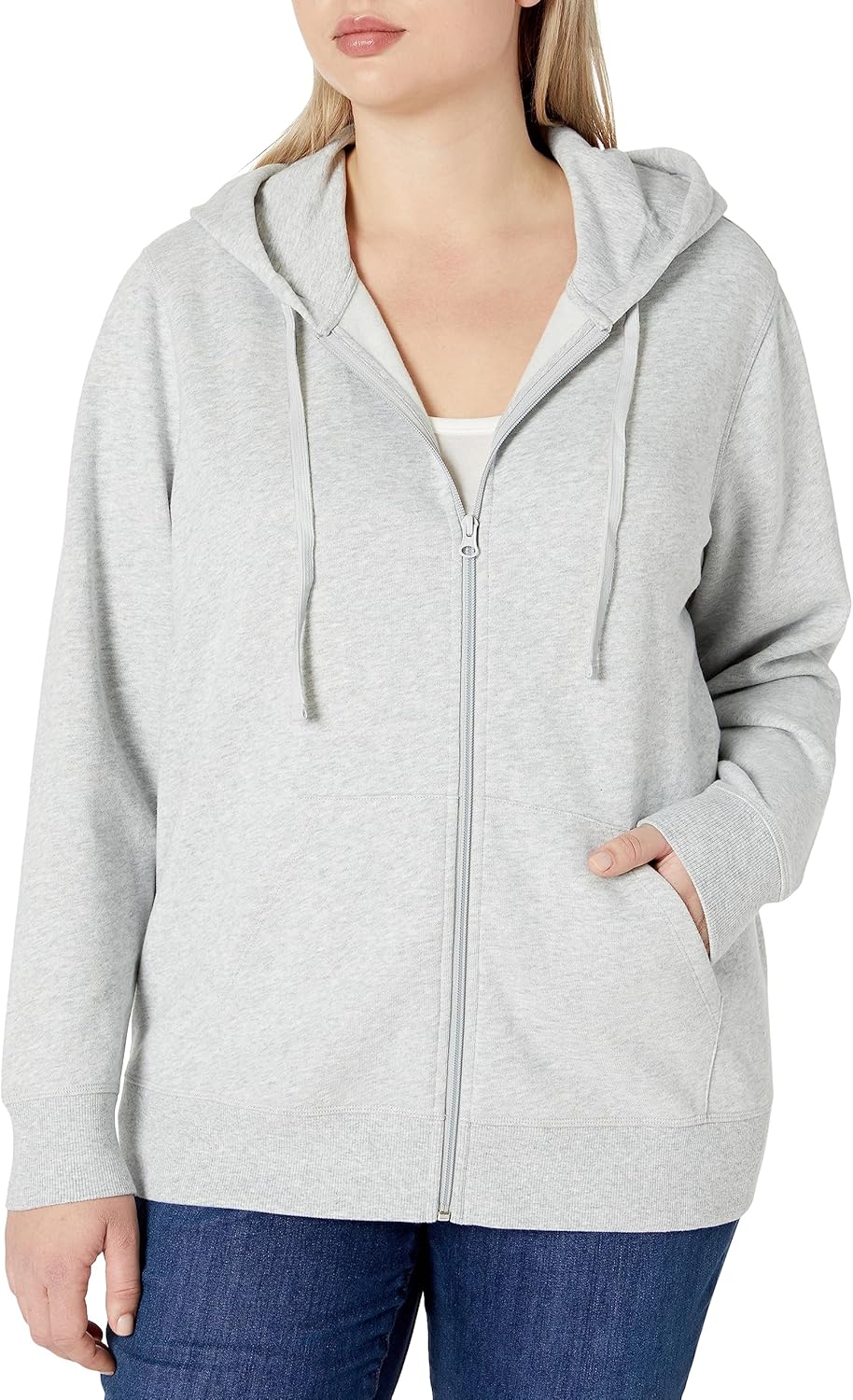 Amazon Essentials womens Fleece Full-Zip Hoodie (Available in Plus Size) - Image 5