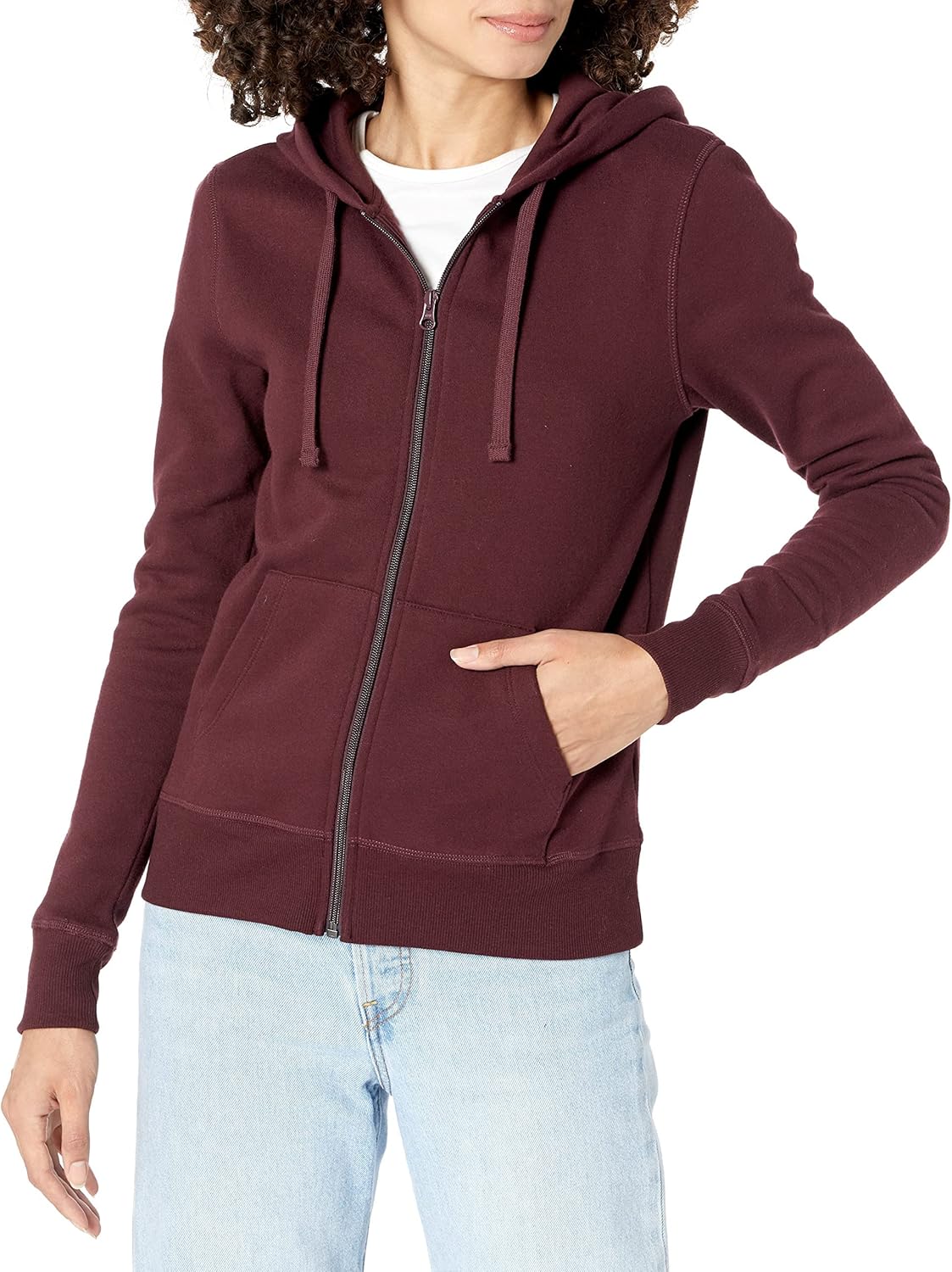 Amazon Essentials womens Fleece Full-Zip Hoodie (Available in Plus Size) - Image 6