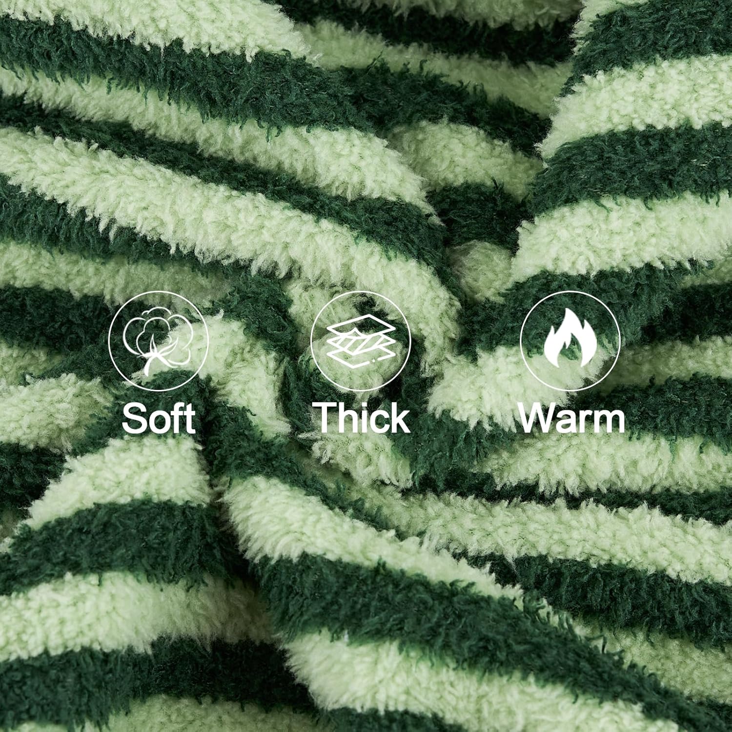 XPUDAC Stripe Dog Sweater Fleece Dog Pajamas Winter Pet Clothes for Small Medium Dogs Girl Boy Doggy Apparel for Cold Weather, Stripe Green, S