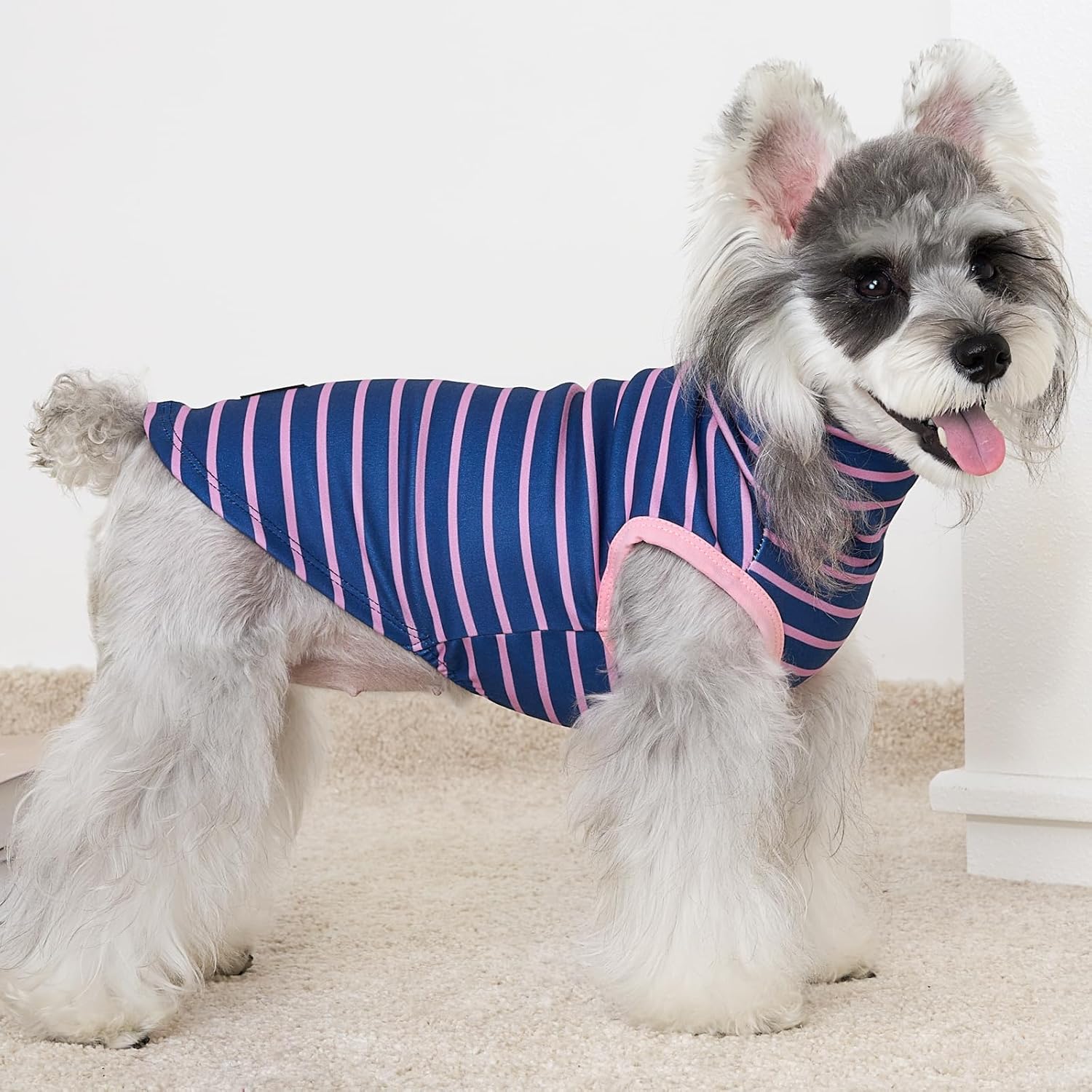 Alternative view of XPUDAC 4 Pack Dog Sweaters Turtleneck Dog Clothes for Small Medium Large Dogs Boy Girl Warm Puppy Vest Shirt Winter Pullover Pet Sweatshirt Outfits, Pink, M