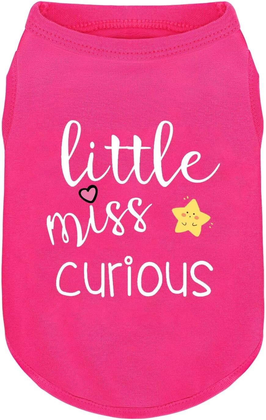 Pink Cotton Dog Shirt with 'Little Miss Princess' Print, Soft & Breathable Pet Apparel for Small to Large Dogs, All-Season Sleeveless Vest, Cute and Comfortable Dog Outfit.Pink Crown XS - Image 6