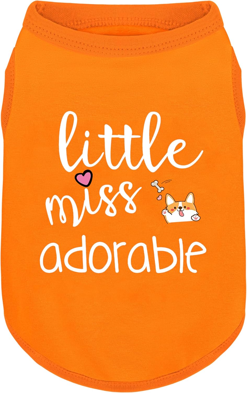 Pink Cotton Dog Shirt with 'Little Miss Princess' Print, Soft & Breathable Pet Apparel for Small to Large Dogs, All-Season Sleeveless Vest, Cute and Comfortable Dog Outfit.Pink Crown XS - Image 8