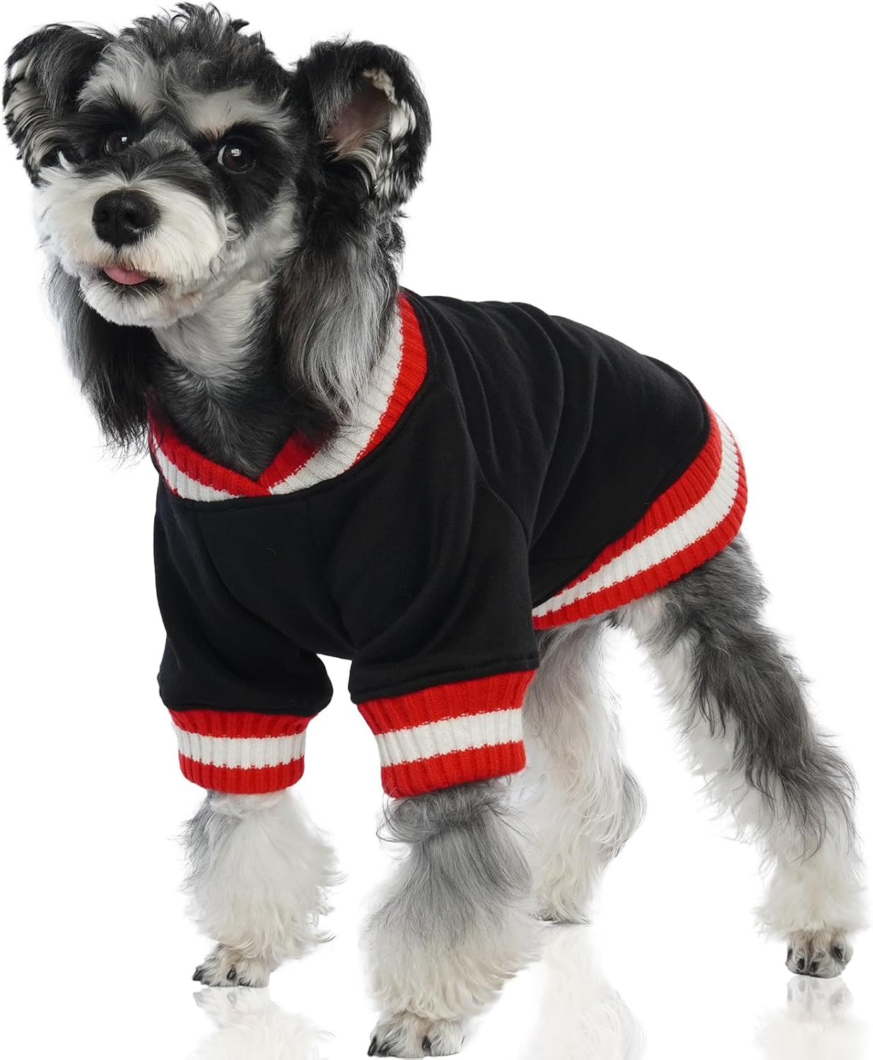 FUAMEY Dog Pullover Sweatshirt,Dog Winter Sweaters Warm Dog Clothes Dog Vest Thick Puppy Pullover Soft Pet Fleece Sweater Cute Doggie Boy Girl Outfit for Small Medium Dogs Green M - Image 8