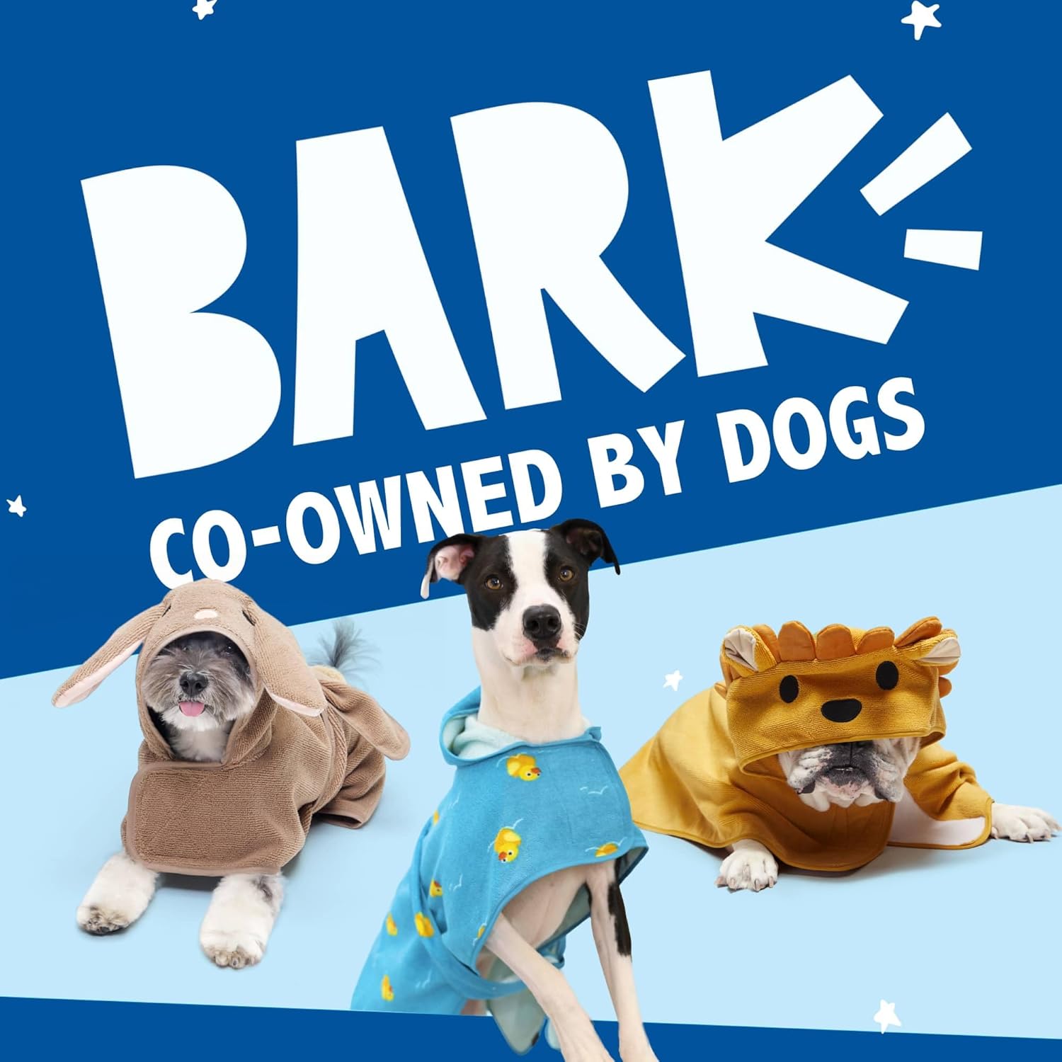 Barkbox Dog Bathrobe Fast Drying with Hook and Loop Closure & Wrap Tie Snuggle, Cute Dogs Clothes, Easy to Clean, Machine Washable, Dog Coats and Tumble Dry Low - Rubber Duck, Medium - Image 6