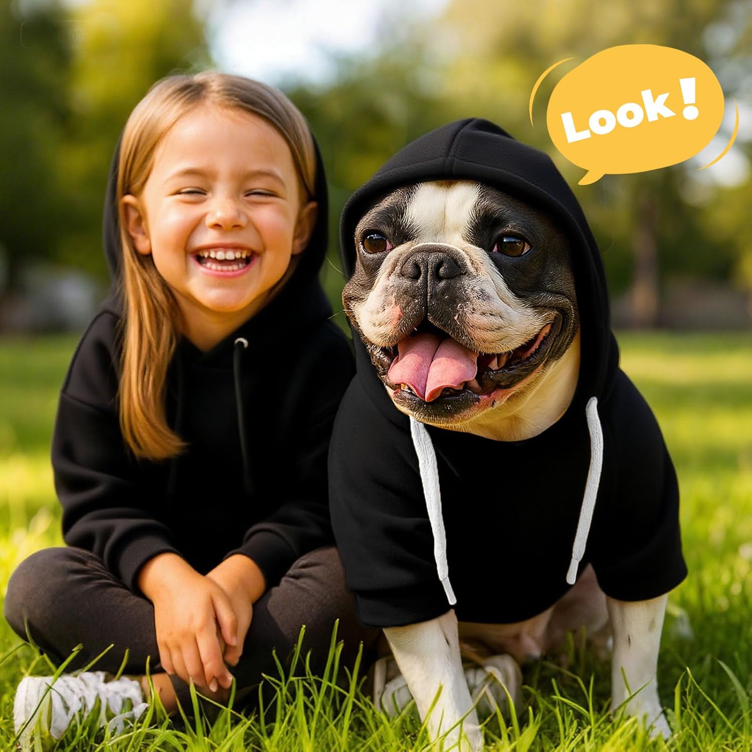 PETCARE Basic Dog Hoodie Sweaters for Small Medium Large Dogs Cats Puppy Clothes Soft Warm Fleece Dog Hoodies Sweatshirt with Small Pockets Fall Winter Chihuahua Dachshund Golden Retriever Outfits - Image 6