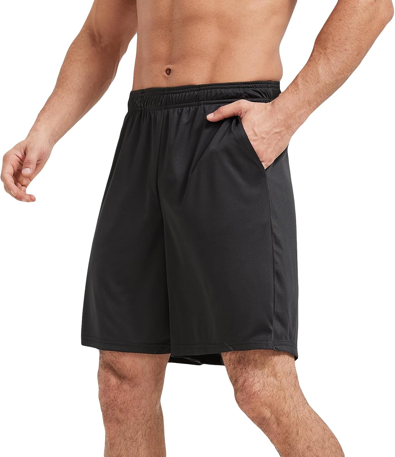 AKAWOOKO 5 Pack Men's Athletic Gym Shorts with Pockets Quick Dry Activewear Workout Running Shorts for Men