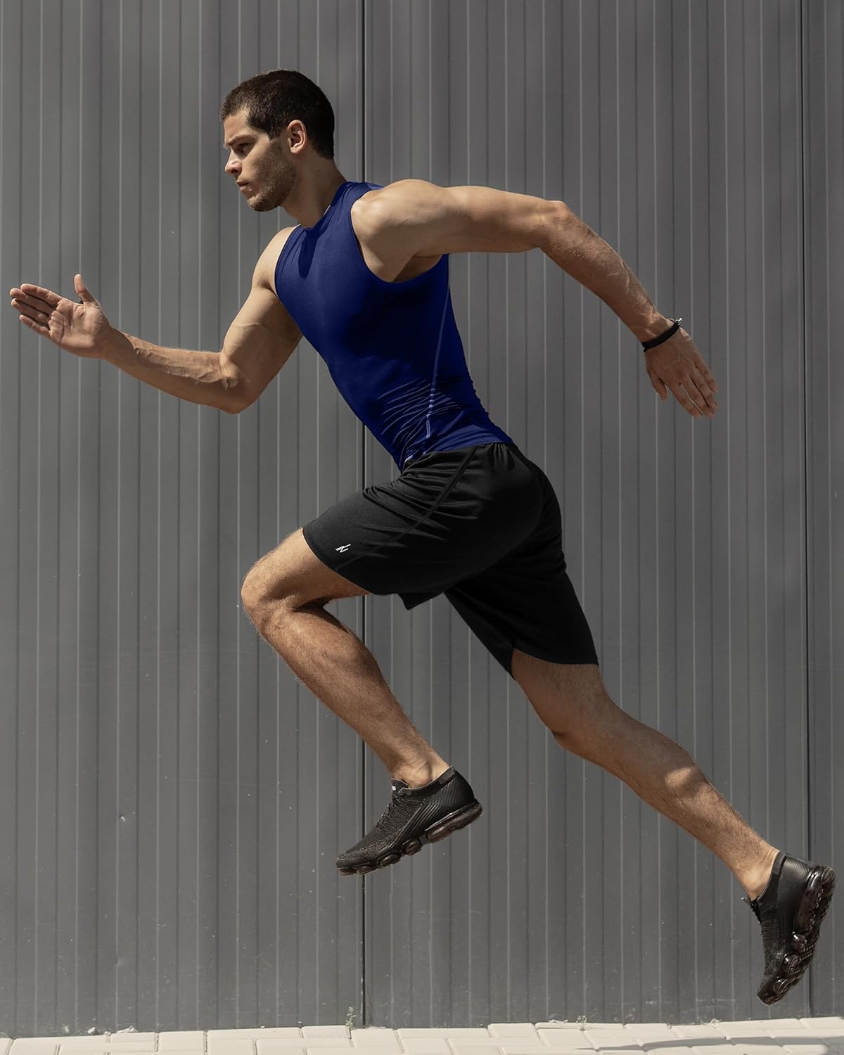 Alternative view of NY Threads Men's Athletic Shorts Quick Dry Loose-Fit Lightweight Running Workout Gym Shorts with Pockets