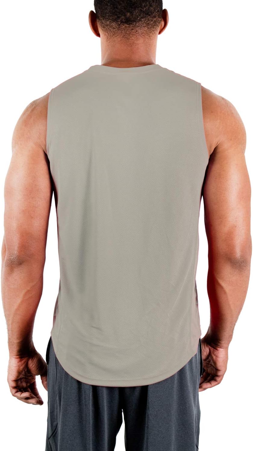 Alternative view of DEVOPS 3 Pack Sleeveless Men's Muscle Shirts Dry Fit Tank Top