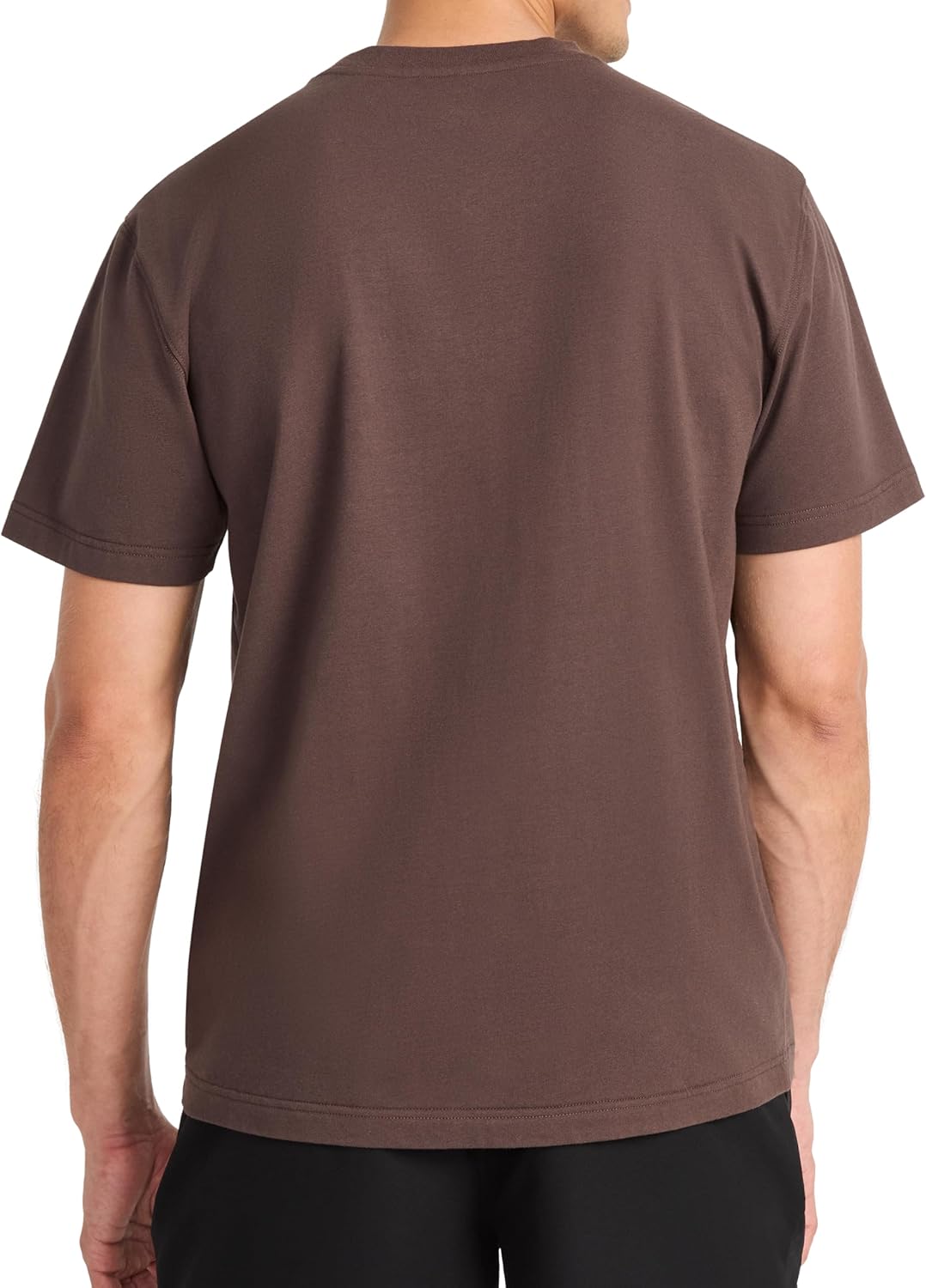 Reebok Mens Short Sleeve Crewneck Embroidered T-Shirt, Standard Fit, Lightweight Stretch Cotton Fabric