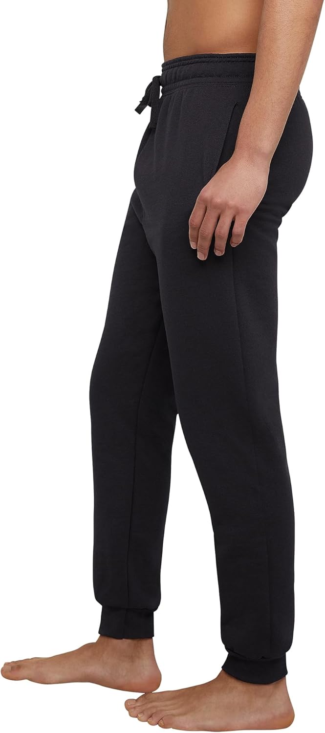 Alternative view of Hanes Mens Joggers, EcoSmart Fleece Sweatpants for Men, Men's Lounge Pants, 30.5"