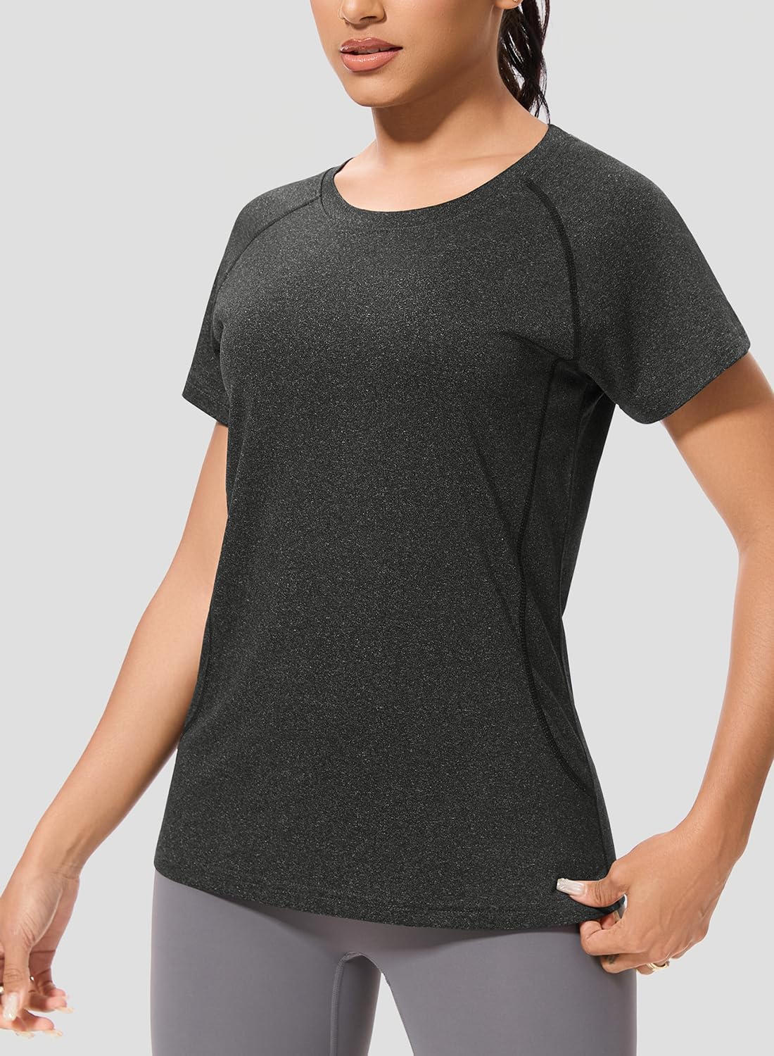 Cosy Pyro 4-Pack Women's Workout Tops Short Sleeve Athletic Compression T-Shirt Quick Dry Running Gym Tee Yoga Shirts