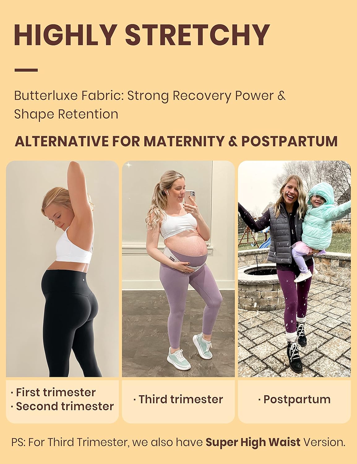 CRZ YOGA Butterluxe Yoga Leggings 25" - High Waisted Buttery Soft Womens Workout Lounge Pants - Image 5