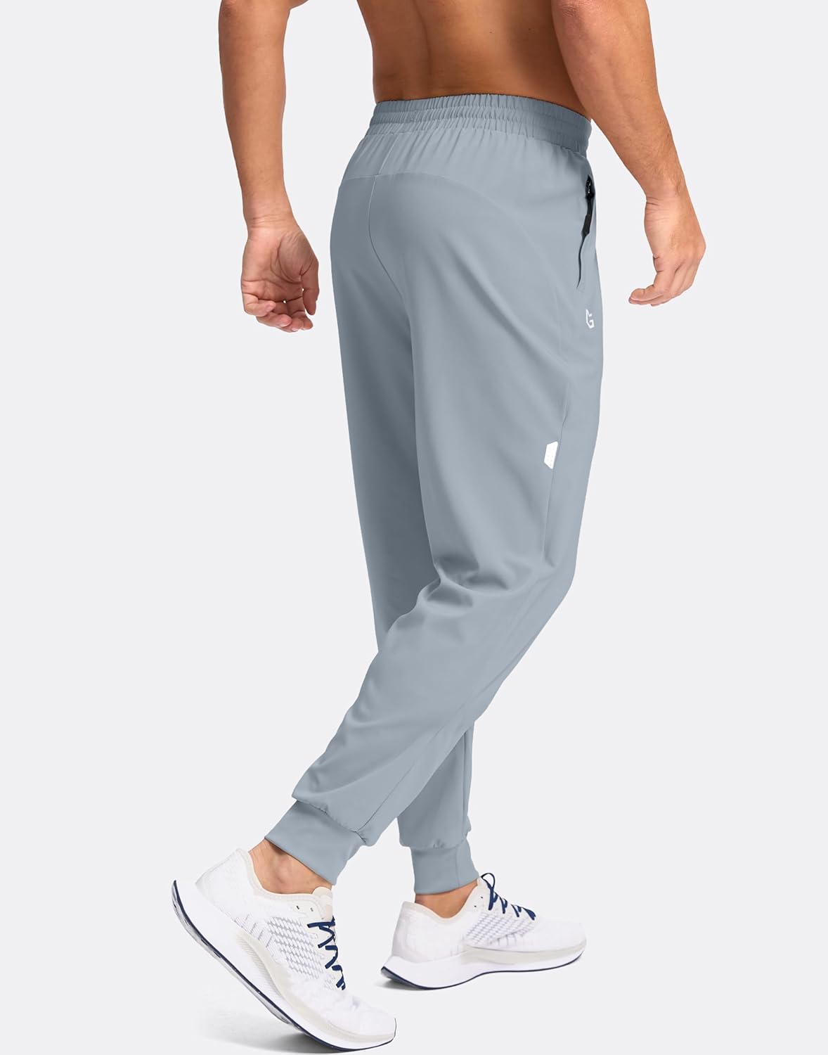 Alternative view of G Gradual Men's Joggers with Zipper Pockets Lightweight Athletic Workout Pants Quick Dry Sweatpants for Men Running Hiking
