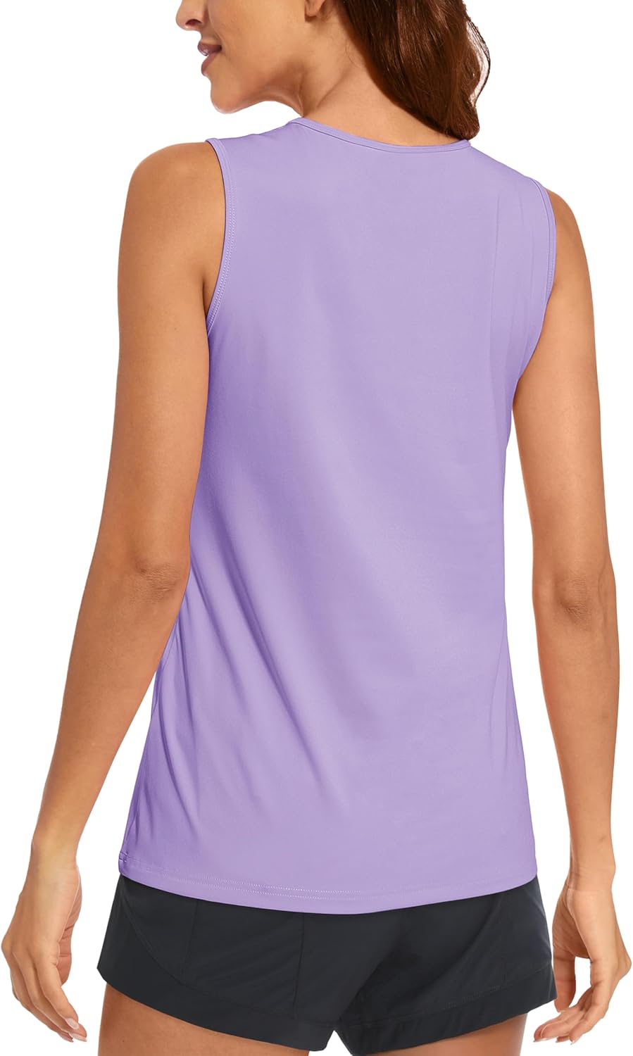 MAGCOMSEN Women's Sleeveless Workout Shirts UPF 80+ Dry Fit Running Wicking Tank Tops Athletic Gym Summer