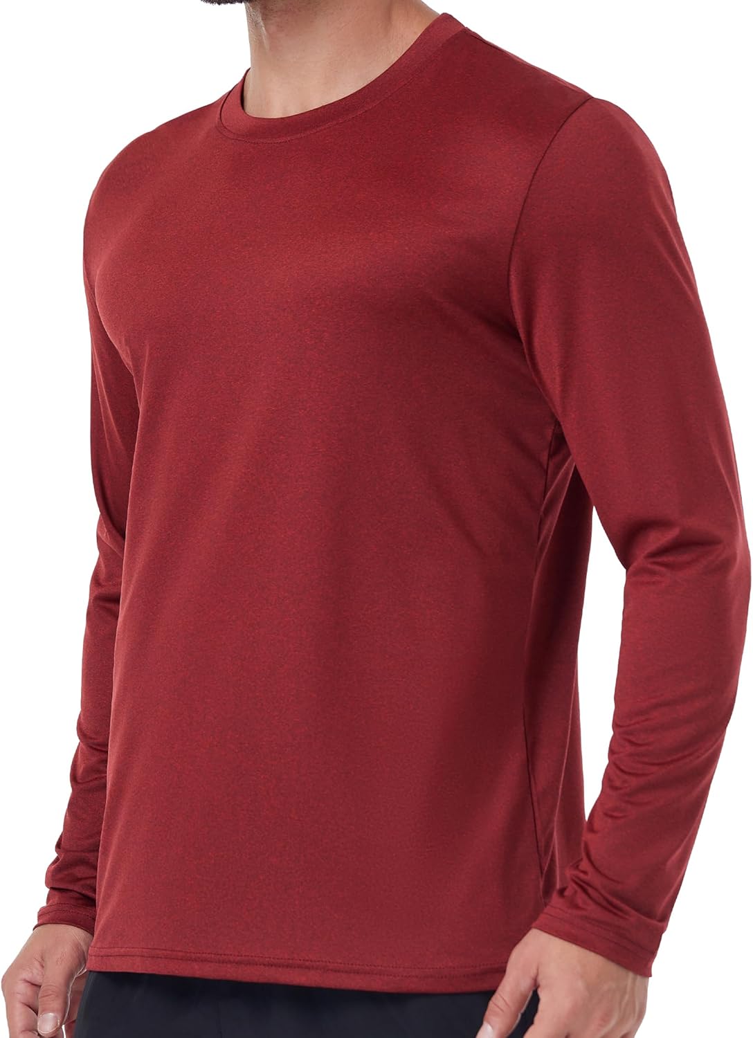 Alternative view of 6 Pack Men's Quick Dry Long Sleeve Shirts UPF 50+ UV Sun Protection SPF Shirt Moisture Wicking T-Shirt for Casual Workout