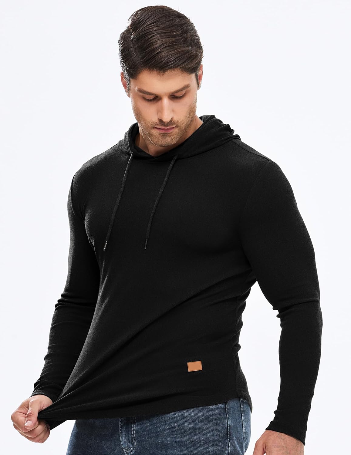 JMIERR Mens Fashion Hoodies Fleece Long Sleeve Athletic Sweatshirt Pullover T Shirts