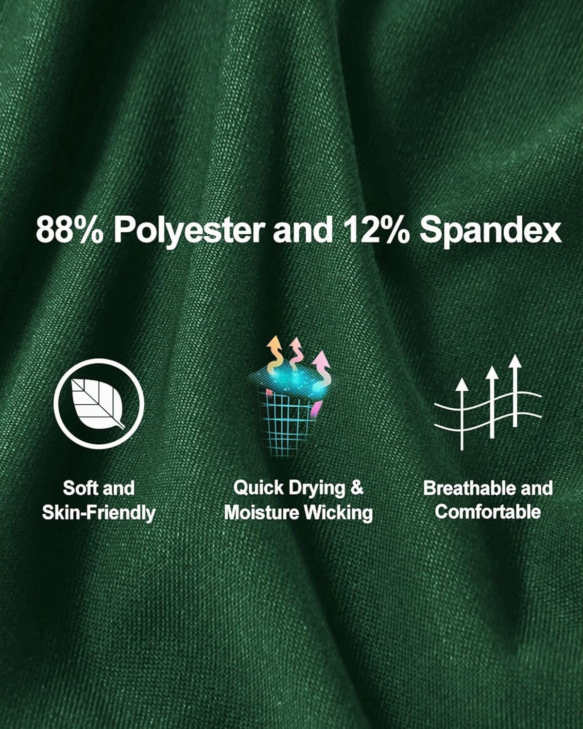 Alternative view of Roadbox 1, 2 or 3 Pack Men's Compression Pants Athletic Base Layer Cycling Tights Leggings for Running Yoga Basketball