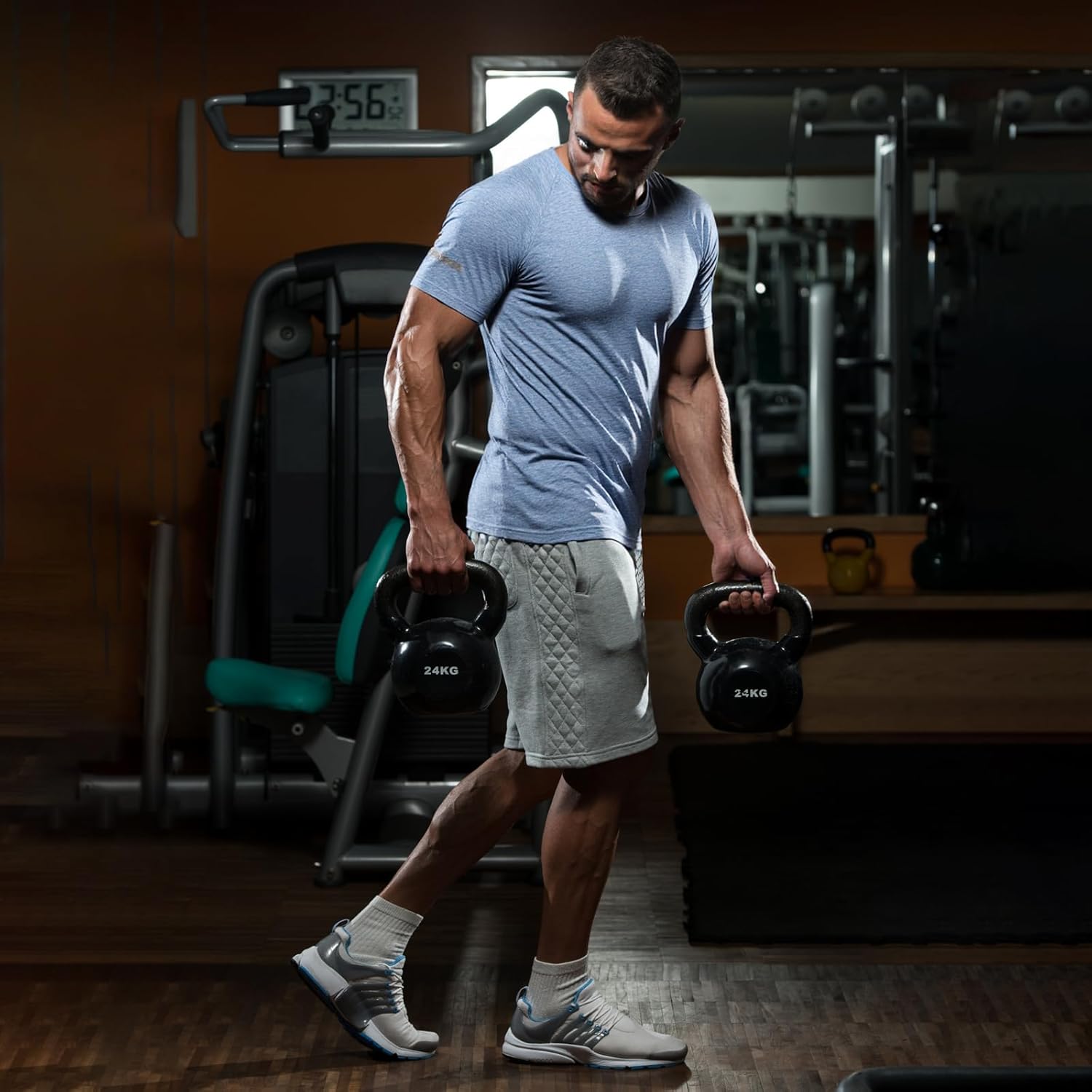 Alternative view of 5-Pack Men's Workout T-Shirts - Reflective & Moisture-Wicking, Stretch Breathable Fabric for Running,Gym & Outdoor