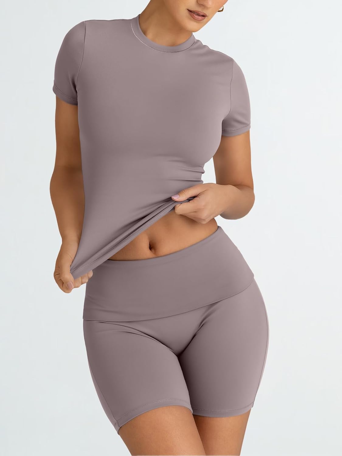 Trendy Queen Womens 2 Piece Workout Sets Short Matching Lounge Sets Summer Clothes Going Out Gym Outfits