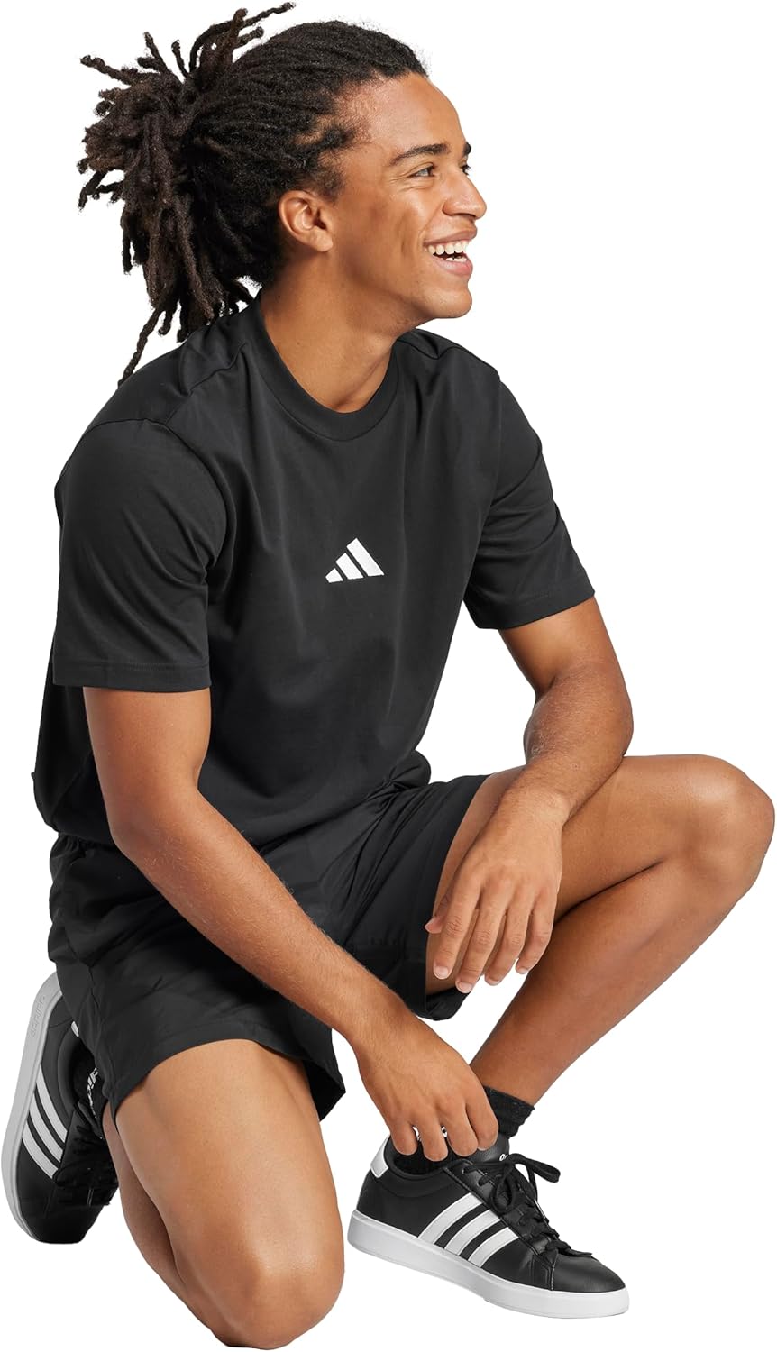 Alternative view of Adidas Mens Essentials Small Logo Single Jersey