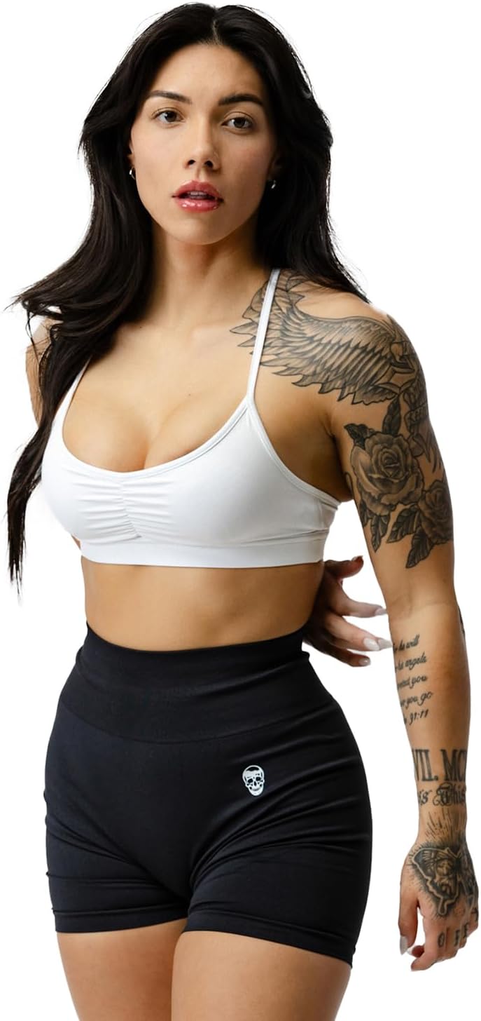 Alternative view of Gymreapers Infinity Seamless Workout Shorts High Waist Biker Shorts for Women Athletic Gym Running Pilates Yoga Sport Short