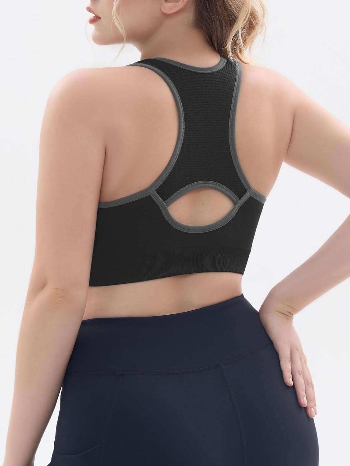 Alternative view of FITTIN Racerback Sports Bras for Women - Padded Seamless Support Bra for Yoga Gym Workout Fitness