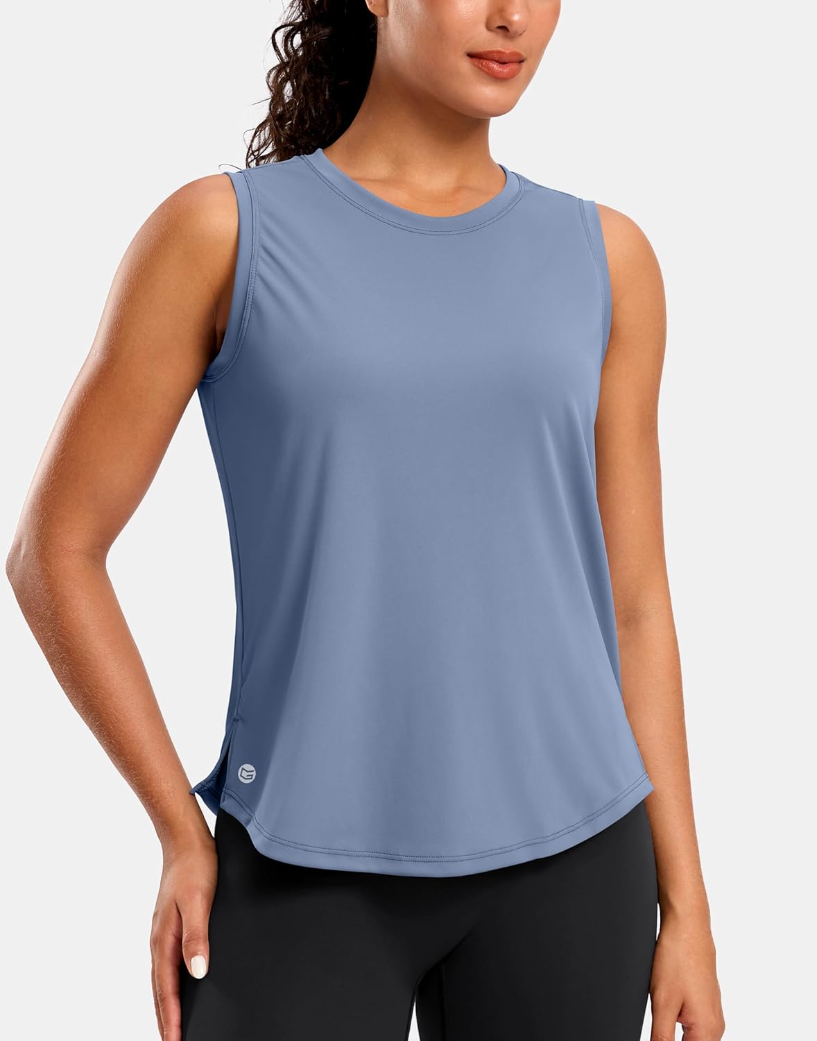 G Gradual Women's Sleeveless Workout Tops Lightweight High Neck Tennis Yoga Shirts Running Athletic Tank Tops for Women