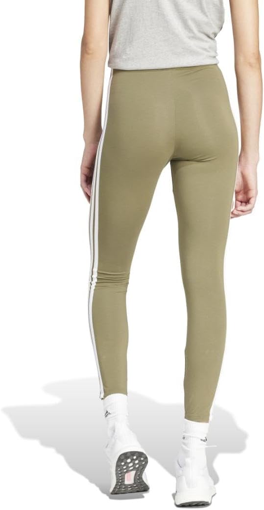 Adidas Womens Essentials 3-Stripes Cotton Leggings