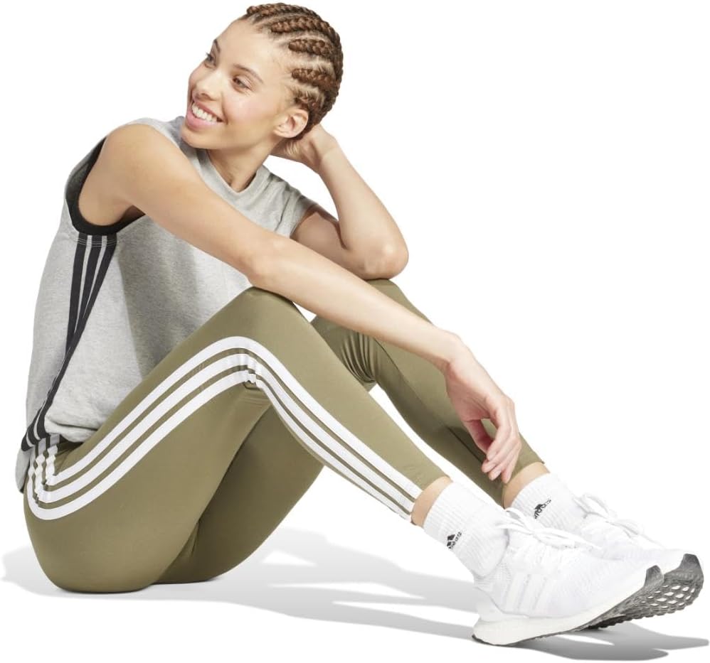 Alternative view of Adidas Womens Essentials 3-Stripes Cotton Leggings