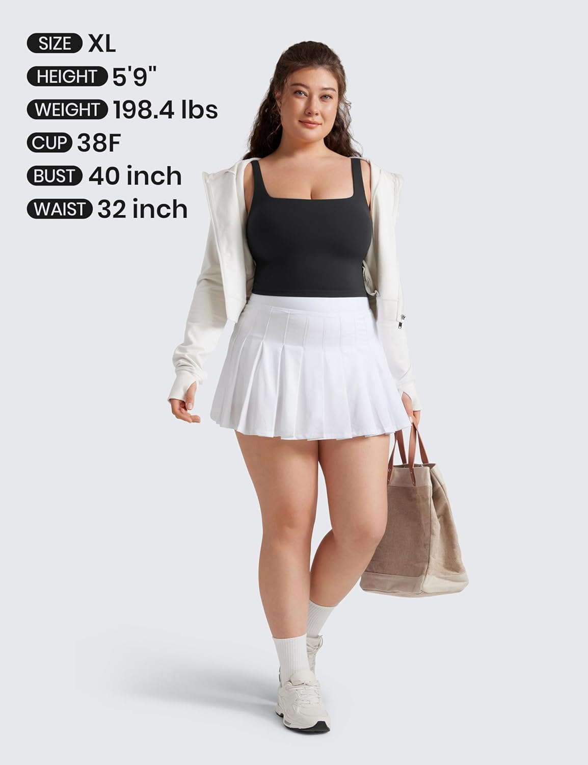 CRZ YOGA Butterluxe Square Neck Crop Tank Tops for Women - Workout Longline Sports Bras Padded Yoga Camisole - Image 6