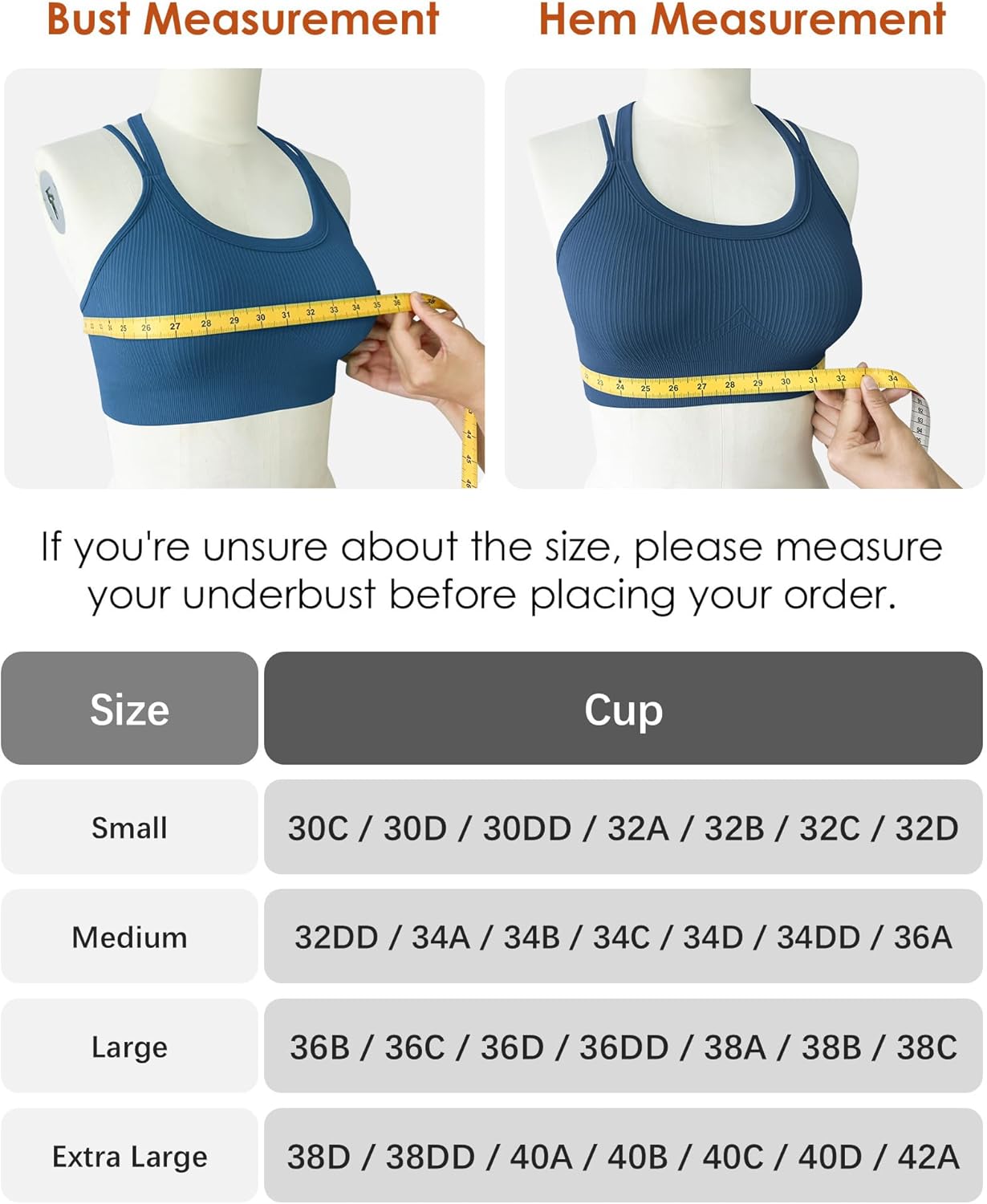 Sports Bras for Women HIigh Support, Criss-Cross Back Padded Strappy High Impact Sports Bras for Women Large Bust - Image 5
