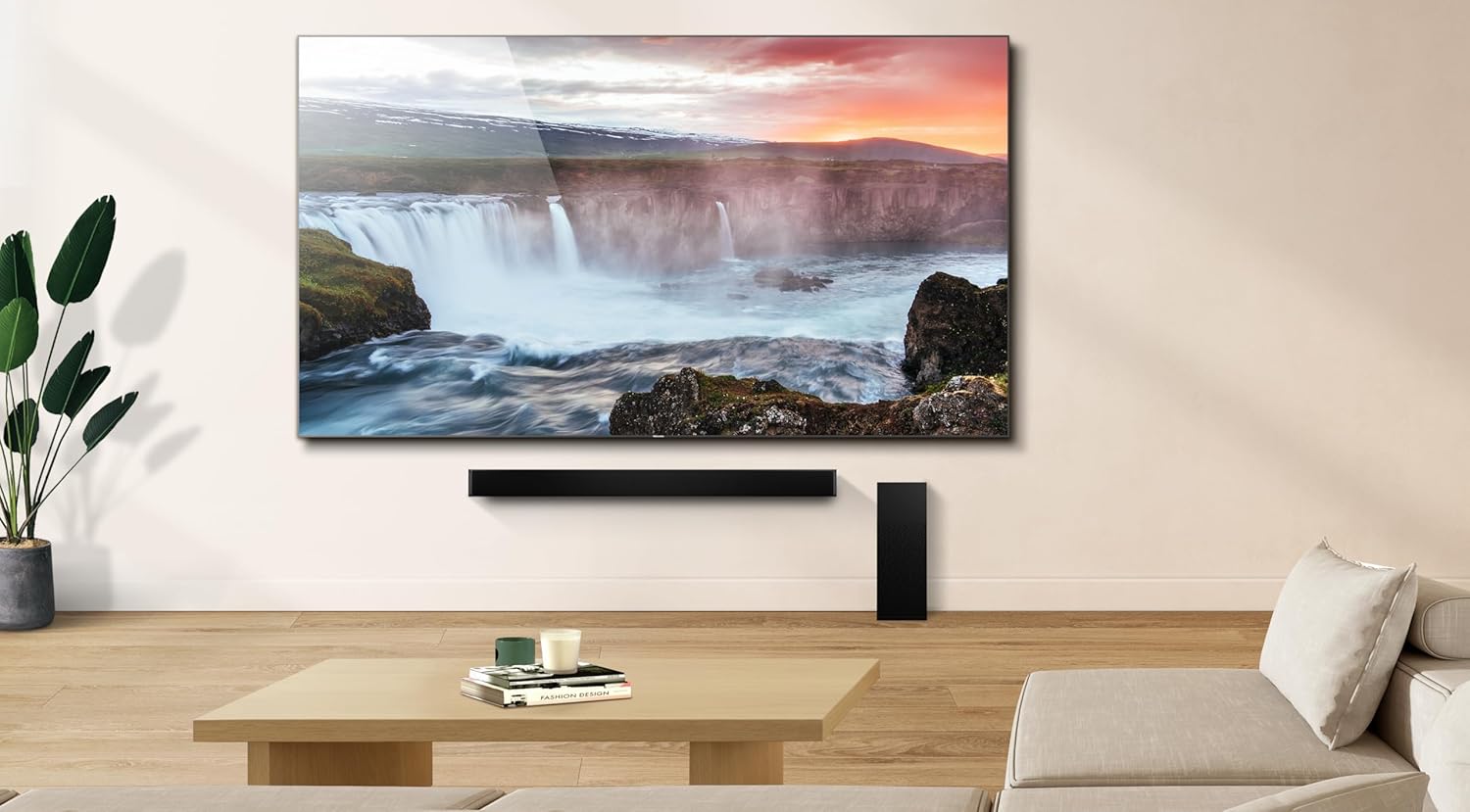 Alternative view of Hisense HS2100 2.1 Ch 240W Sound Bar with Wireless Subwoofer - DTS Virtual X, Dolby Audio, Ezplay, 6 EQ Modes, HDMI ARC, Bluetooth 5.3