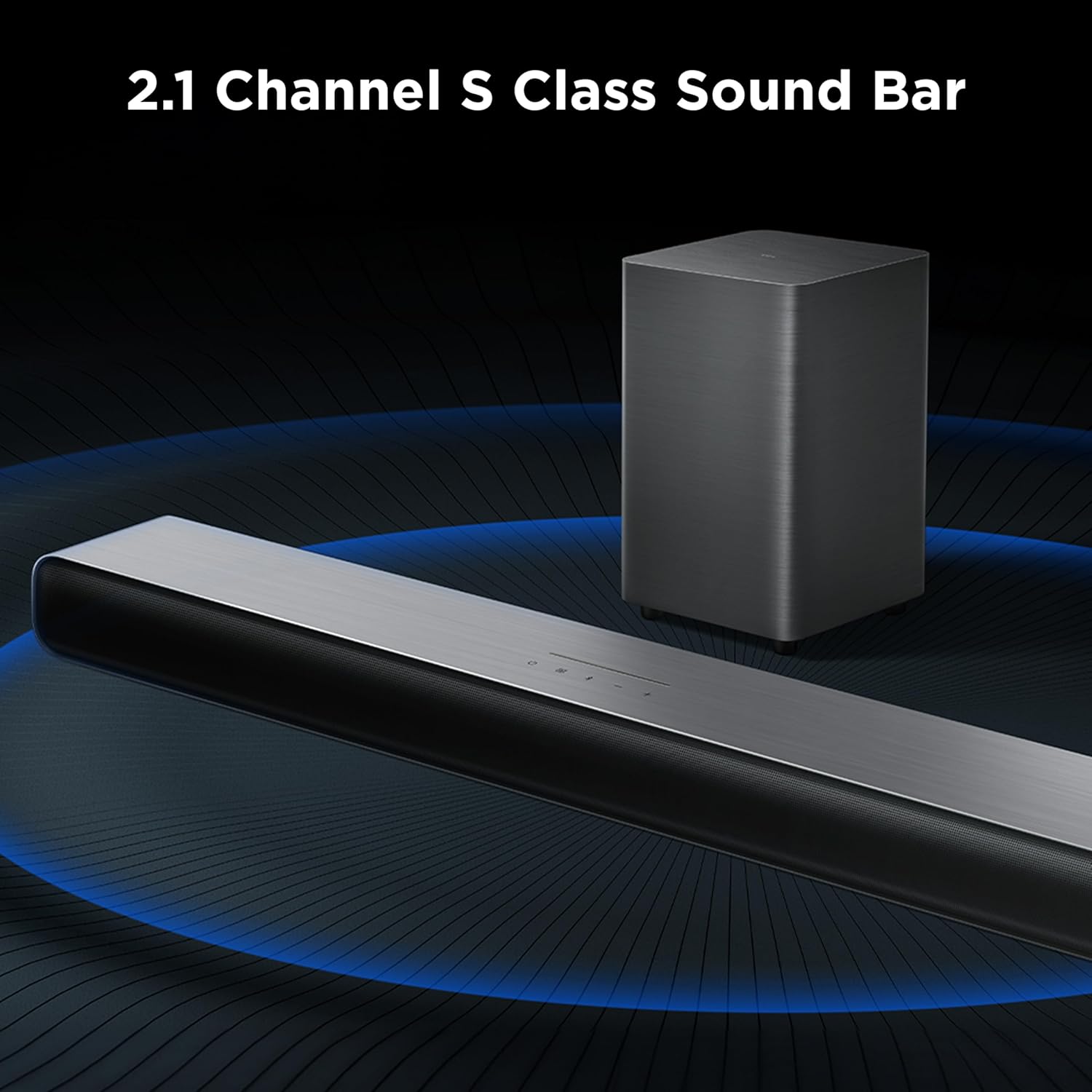 Alternative view of TCL S55H 2.1 Sound Bar with Wireless Subwoofer for Smart TV | Dolby Atmos DTS:X Auto Room Calibration| 220W Power Wireless Bluetooth Home Theater Audio | App Control & Remote Control | Latest Model