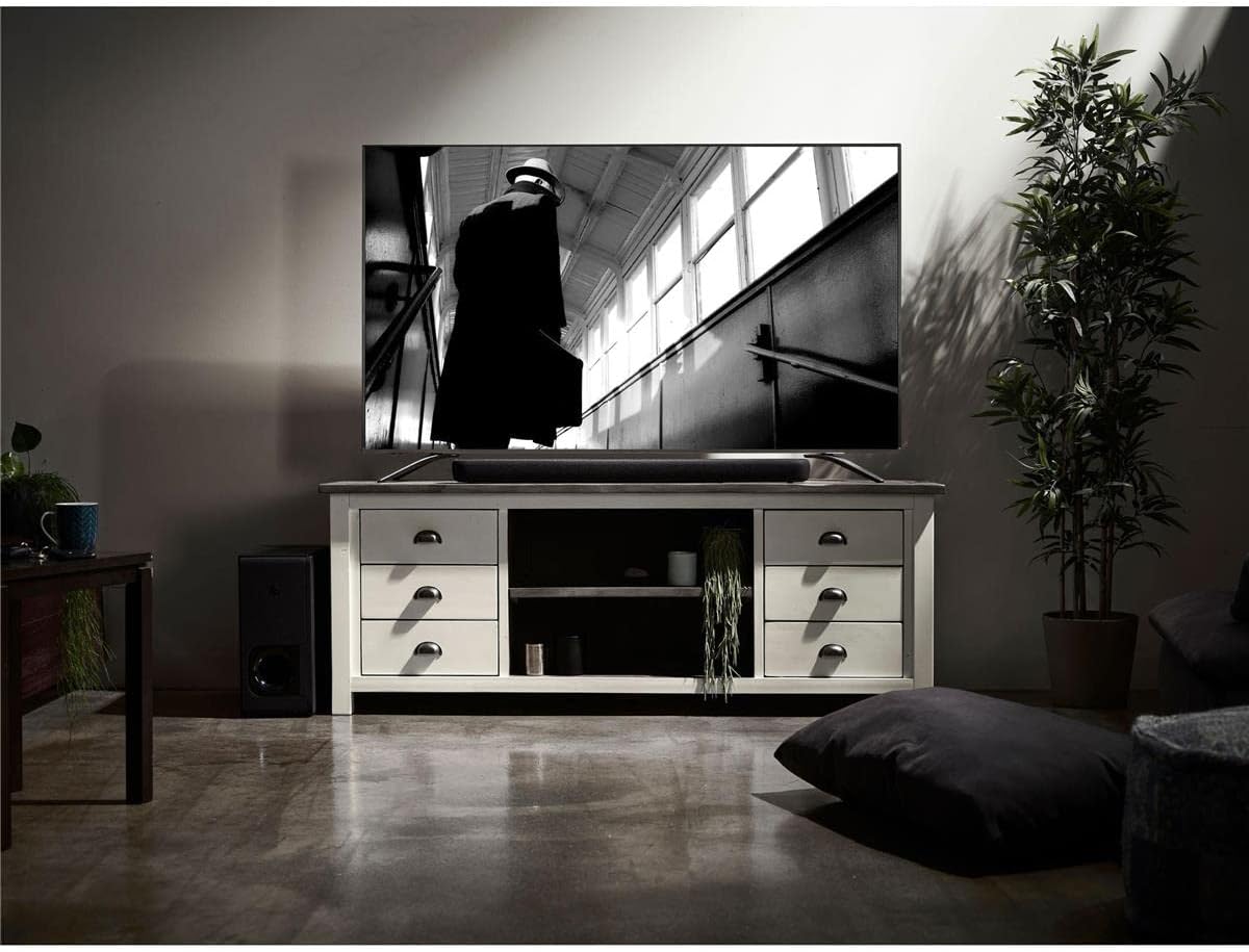 Yamaha Audio YAS-209BL Sound Bar with Wireless Subwoofer, Bluetooth, and Alexa Voice Control Built-In,Black,36 x 2.5 x 4.25 inches