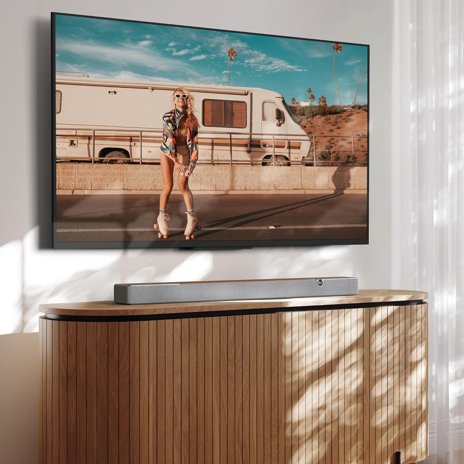 Klipsch Flexus CORE 200 3.1.2 Channel Powered by Onkyo Bluetooth Sound Bar with Dolby Atmos and Custom Tuned Bass - Walnut - Image 5