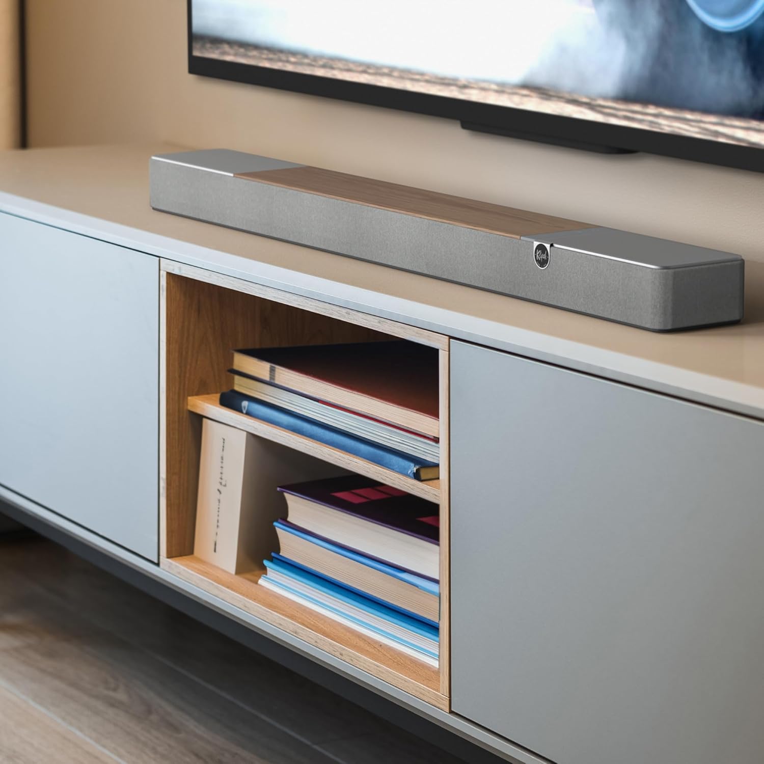 Klipsch Flexus CORE 200 3.1.2 Channel Powered by Onkyo Bluetooth Sound Bar with Dolby Atmos and Custom Tuned Bass - Walnut - Image 6