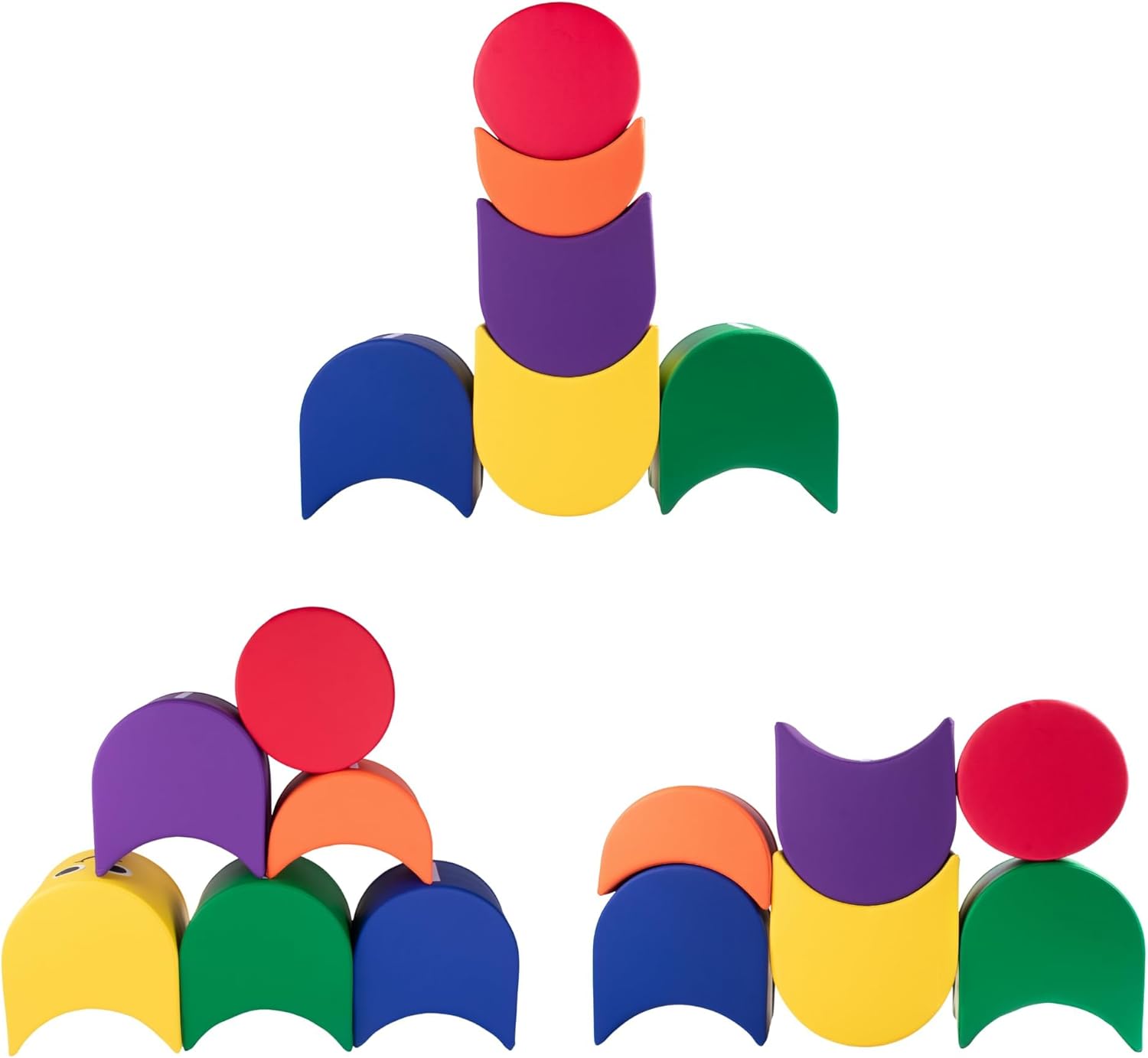 Schooled Modular Caterpillar Bench - Soft Play Seating for Libraries and Sensory Rooms - Climbing Blocks for Children and Toddlers - Image 3