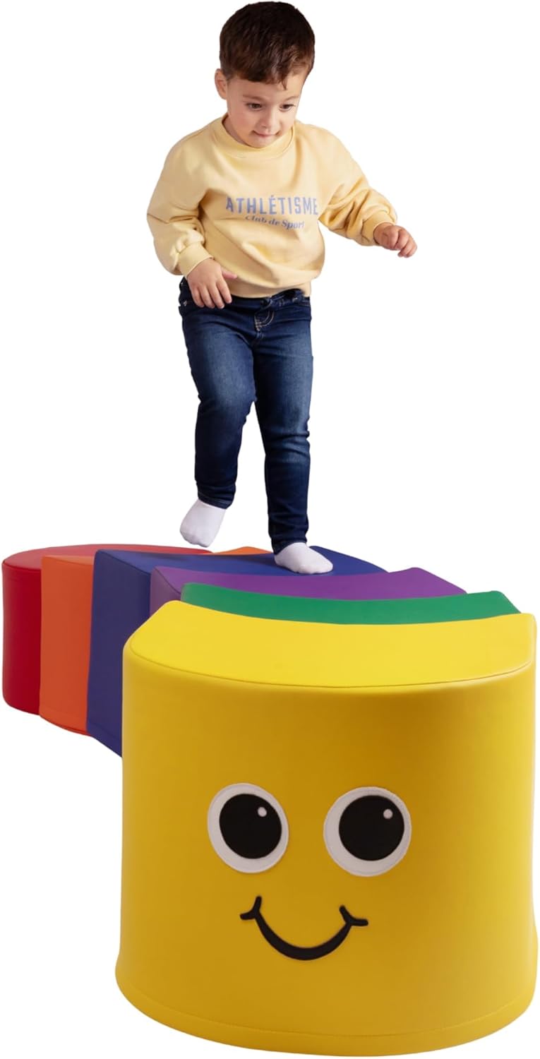 Schooled Modular Caterpillar Bench - Soft Play Seating for Libraries and Sensory Rooms - Climbing Blocks for Children and Toddlers - Image 6