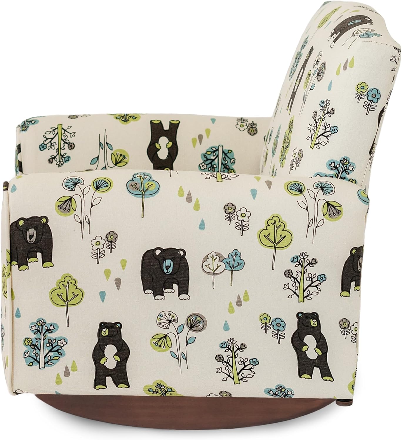 The Rose Hill Company Kid Rocking Chair for Toddlers, Child Chair for Little Kids, Upholstered Toddler Armchair for Children, Comfy and Cute Little Kid Chairs (Rockers, Bears & Trees Print) - Image 3